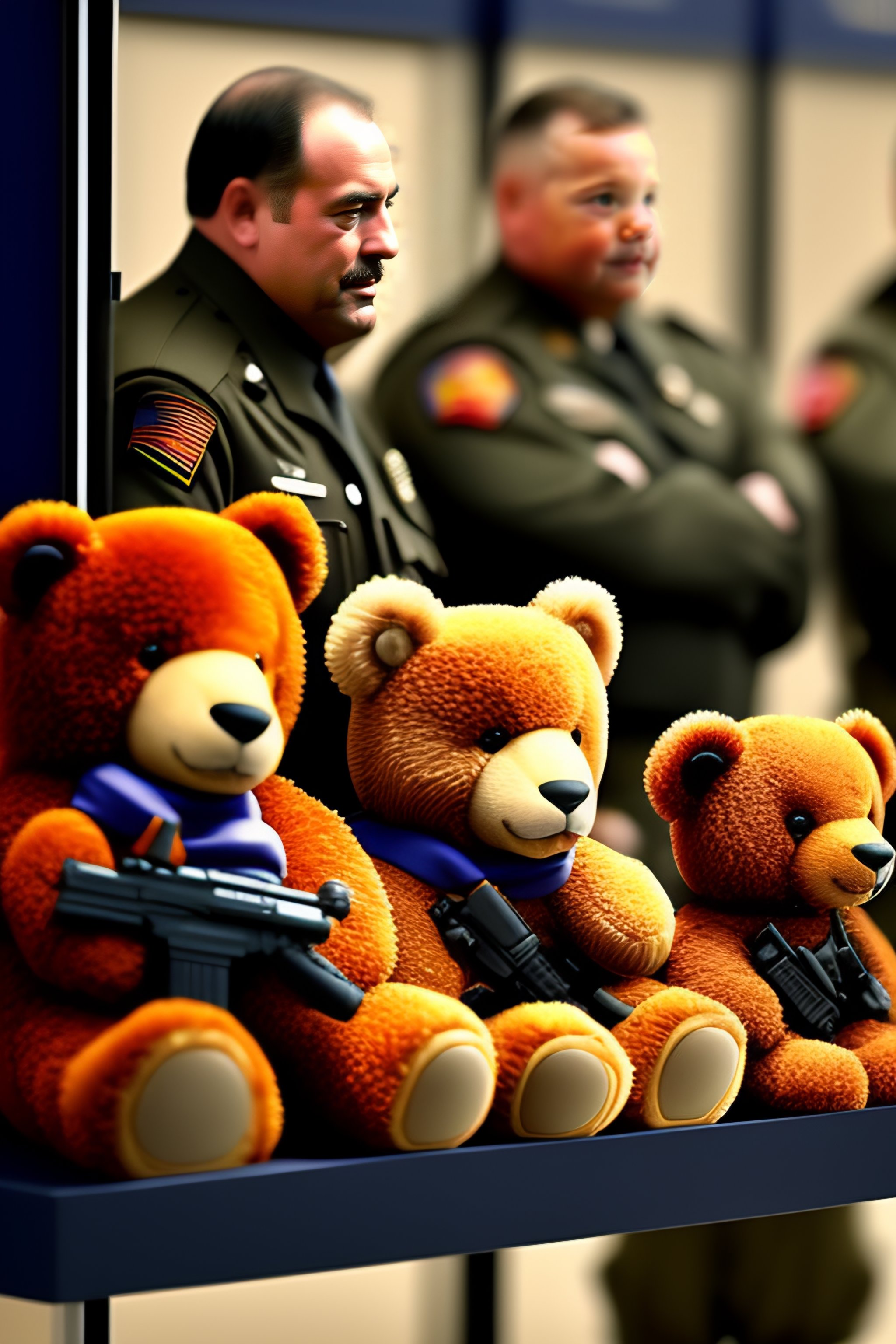 Lexica Teddy bears buying assault riffles