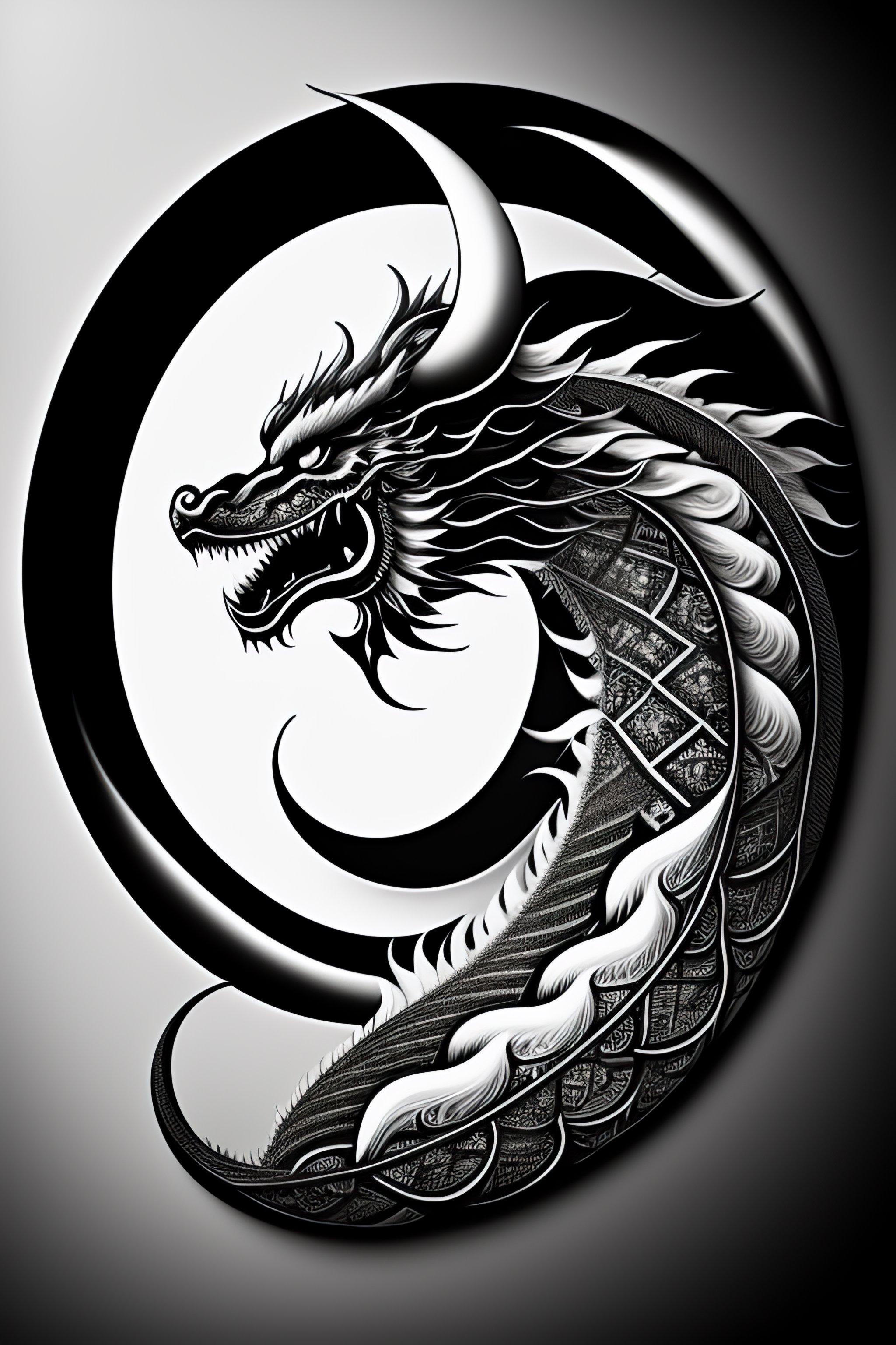 black-chinese-dragons