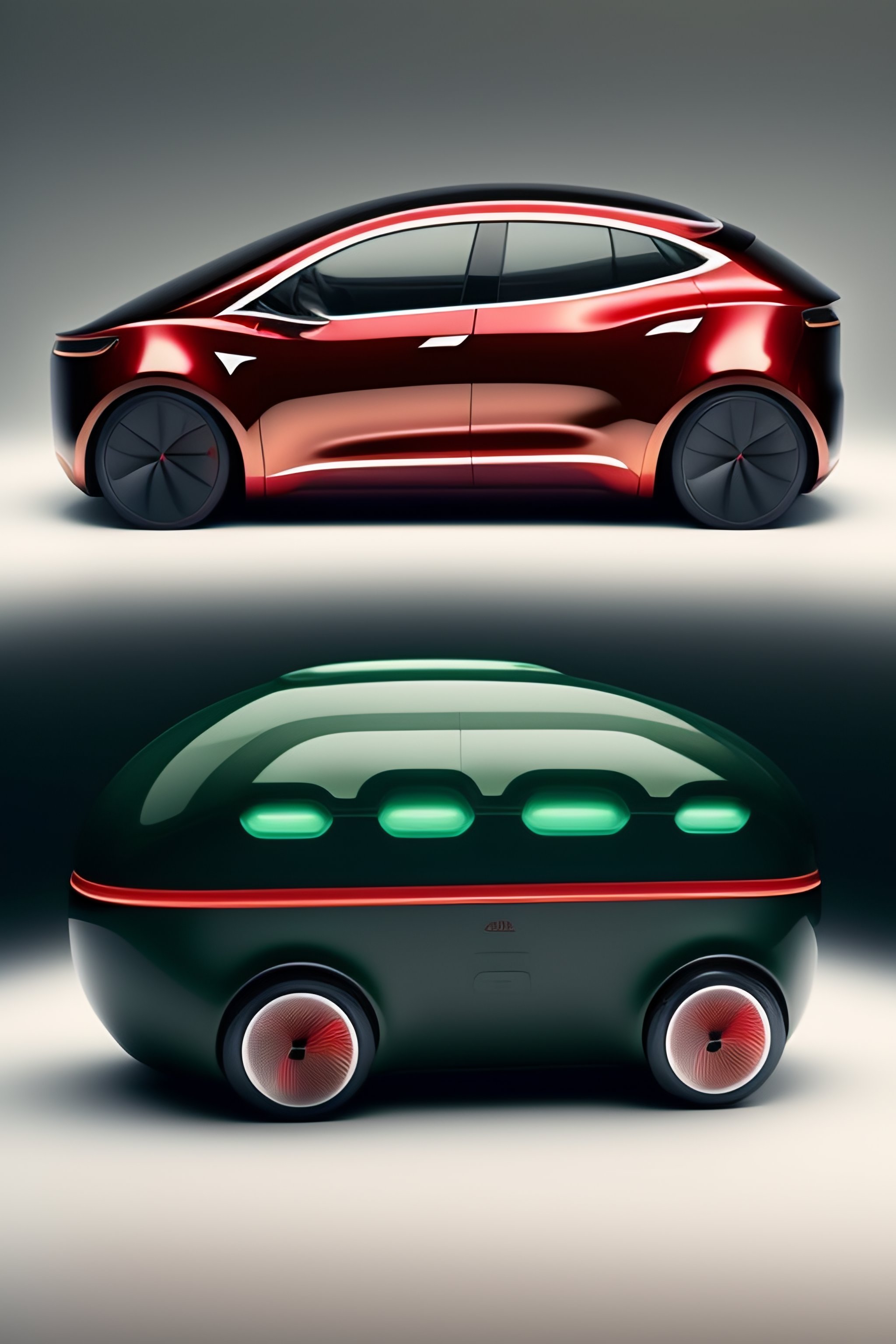 Lexica Tesla Car In A Shape Of Turtle 