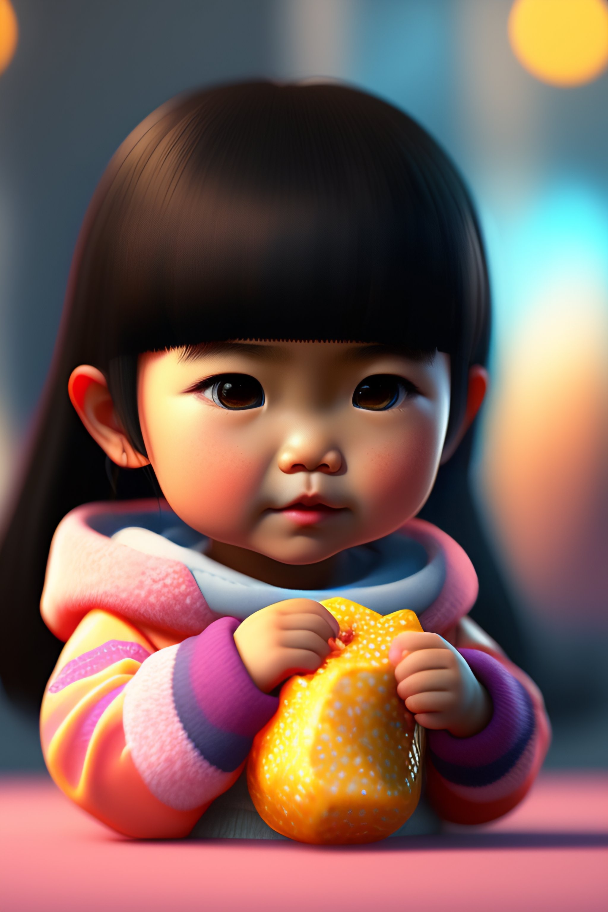 little chinese girl