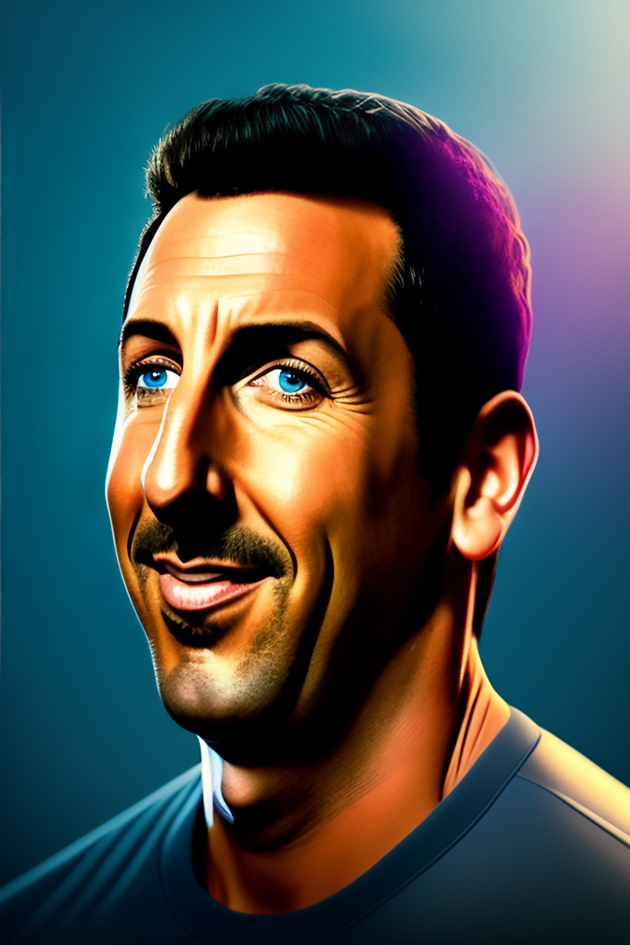 Lexica Adam Sandler click remote, art, 3d