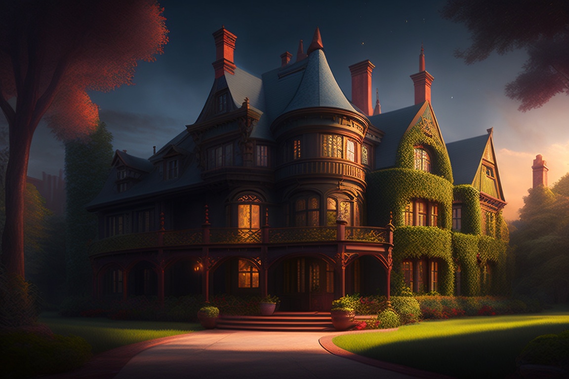 Lexica - A mansion that cast a long, foreboding shadow upon the land –  Ravenswood Manor. A sprawling edifice with turrets and ivy-covered walls,  it h