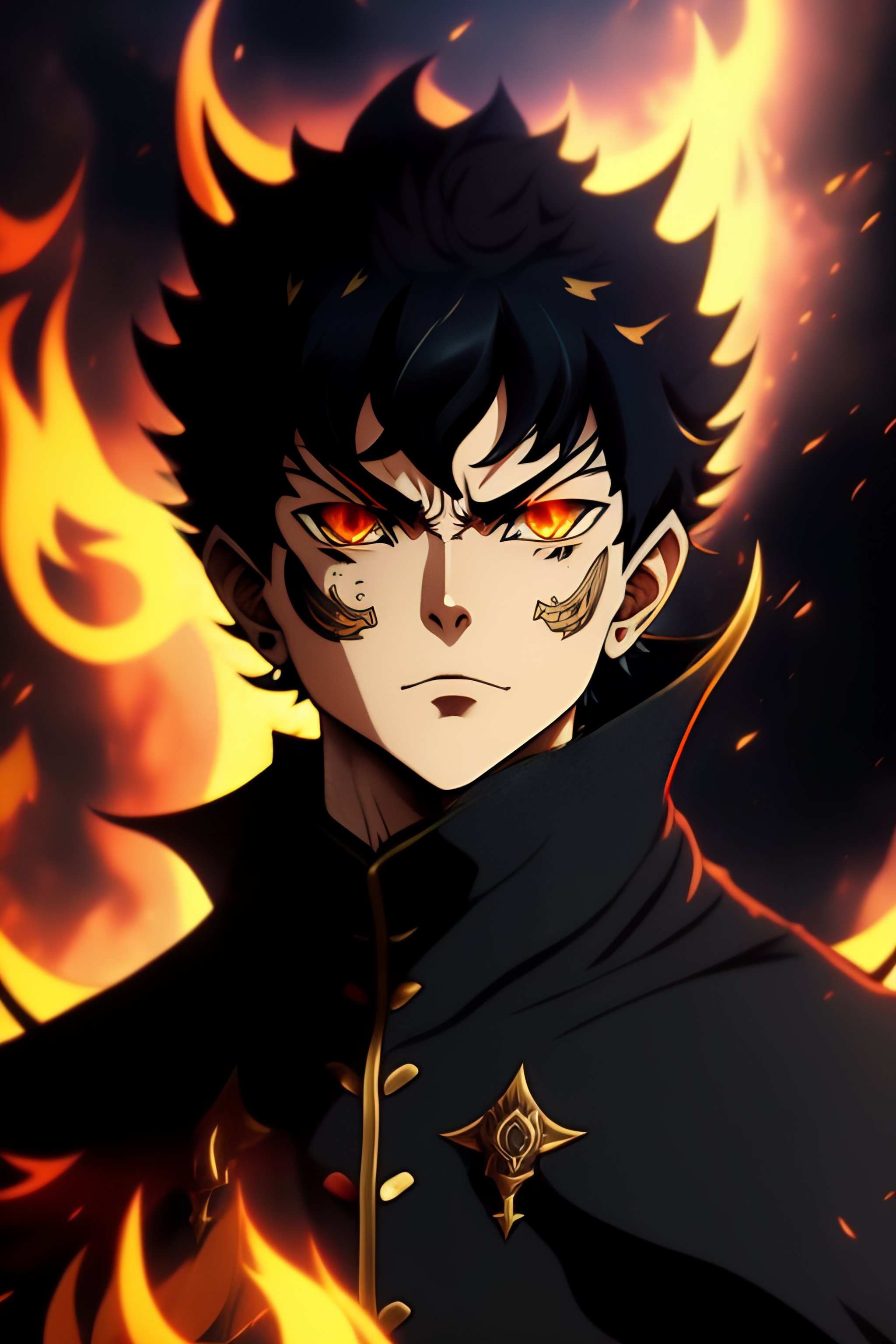 Lexica - Black Clover Asta Demon Form