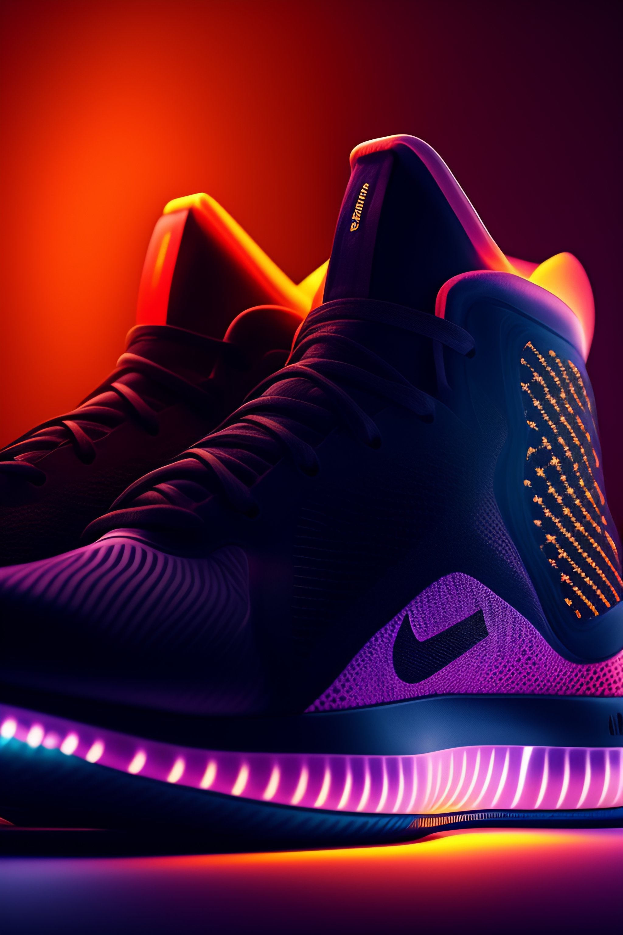 Nike basketball hotsell shoes light up