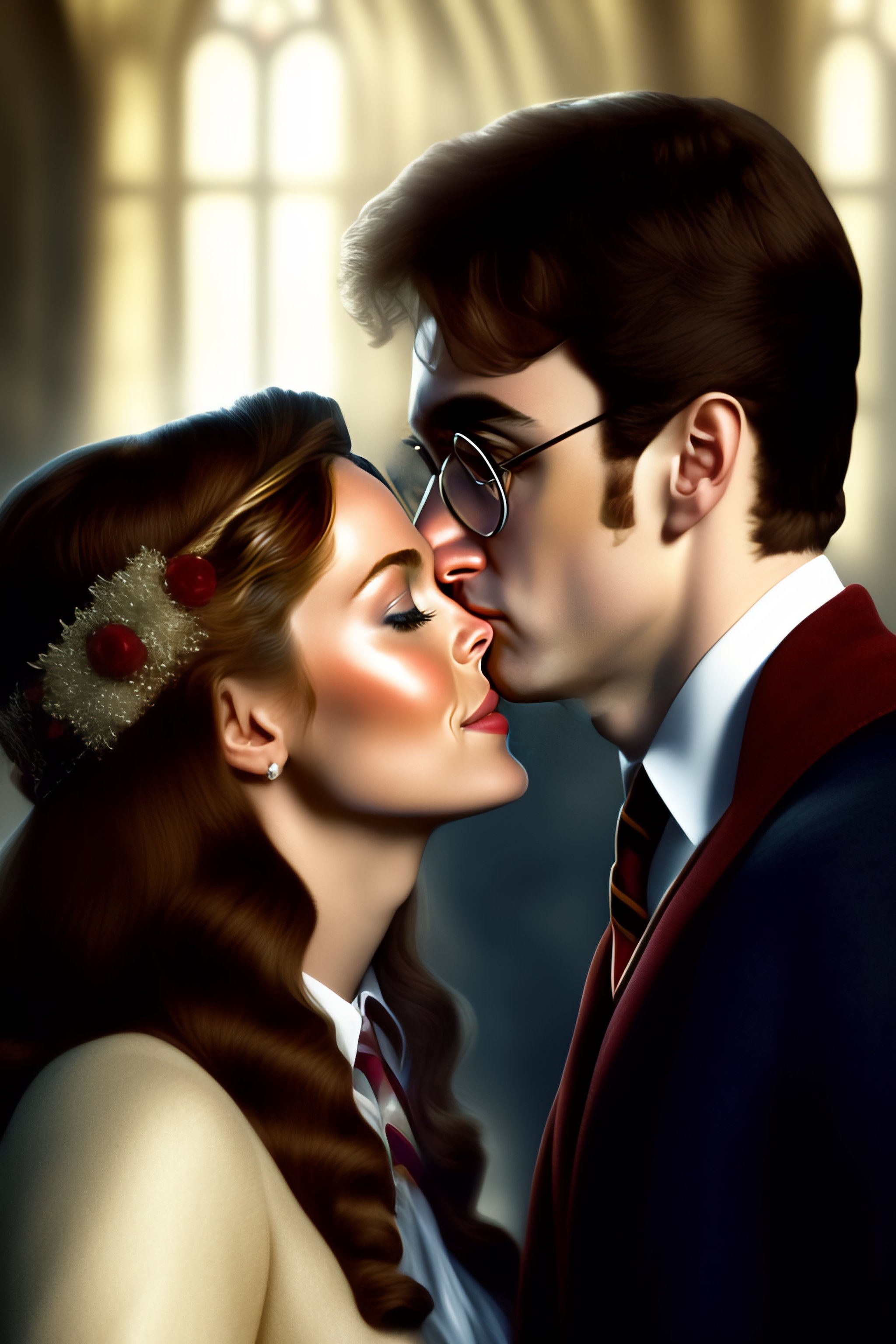 Does Harry Kiss Hermione