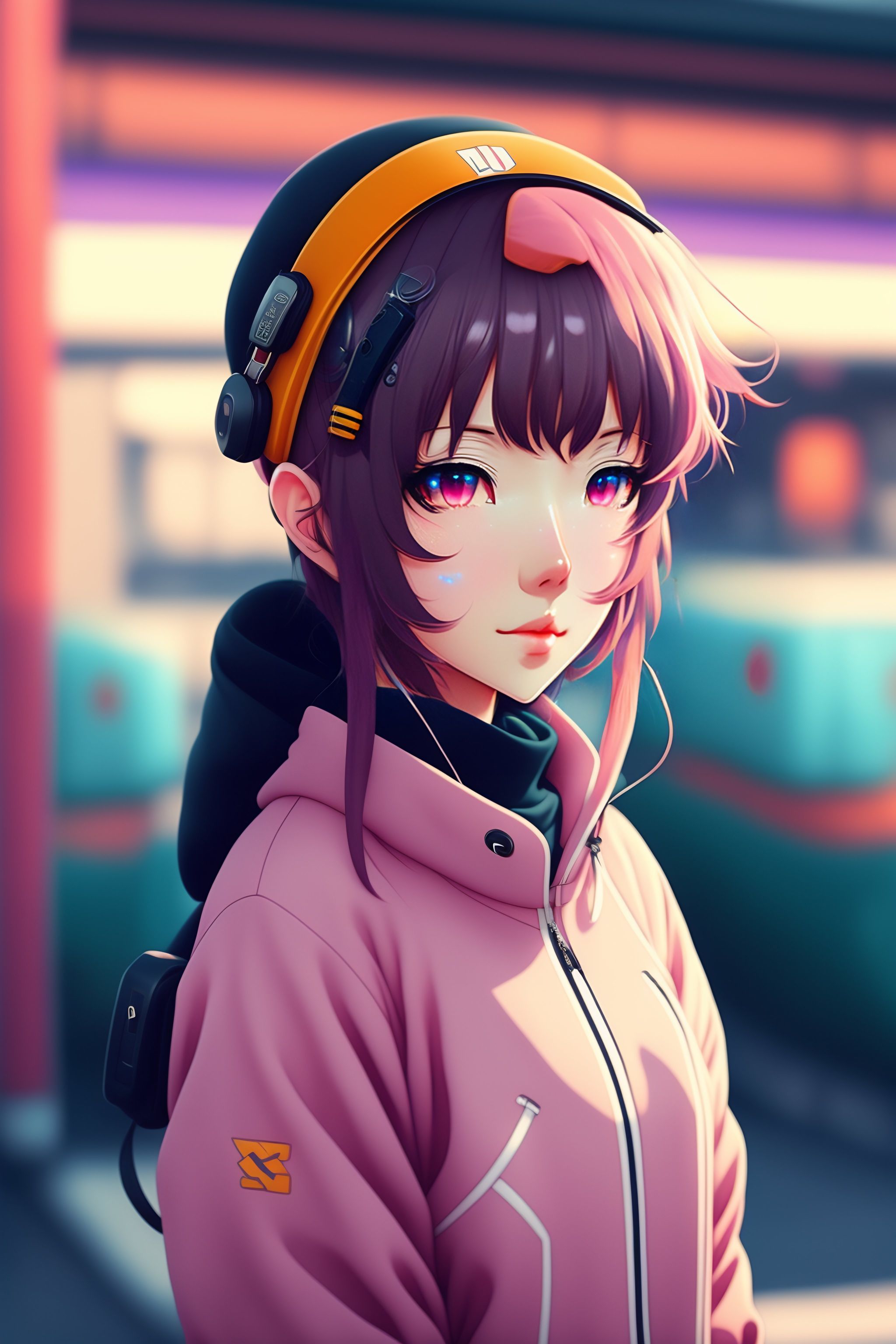 Lexica - Anime lofi girl