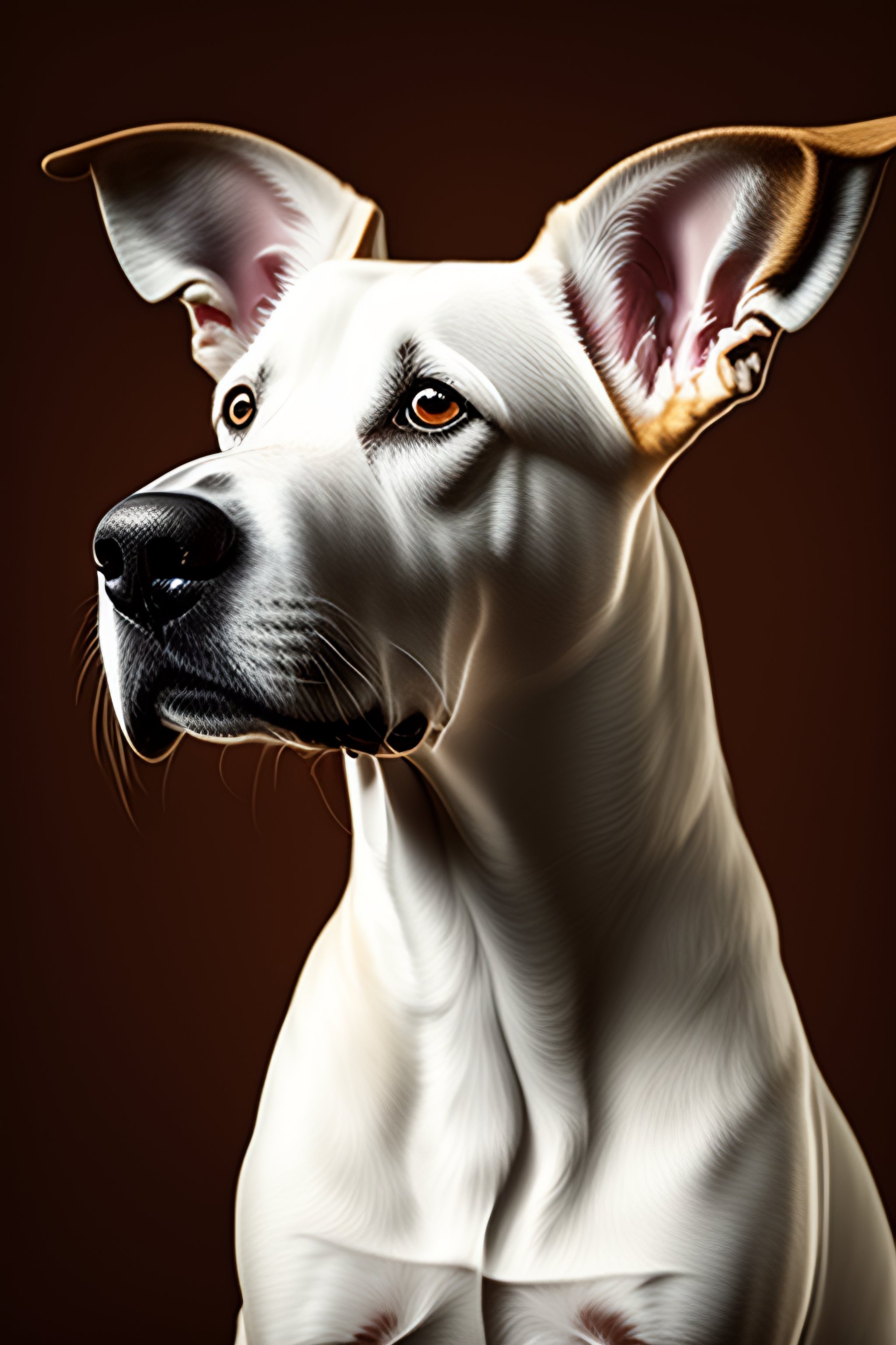 lexica-white-dog-lab-ears-with-brown-mark