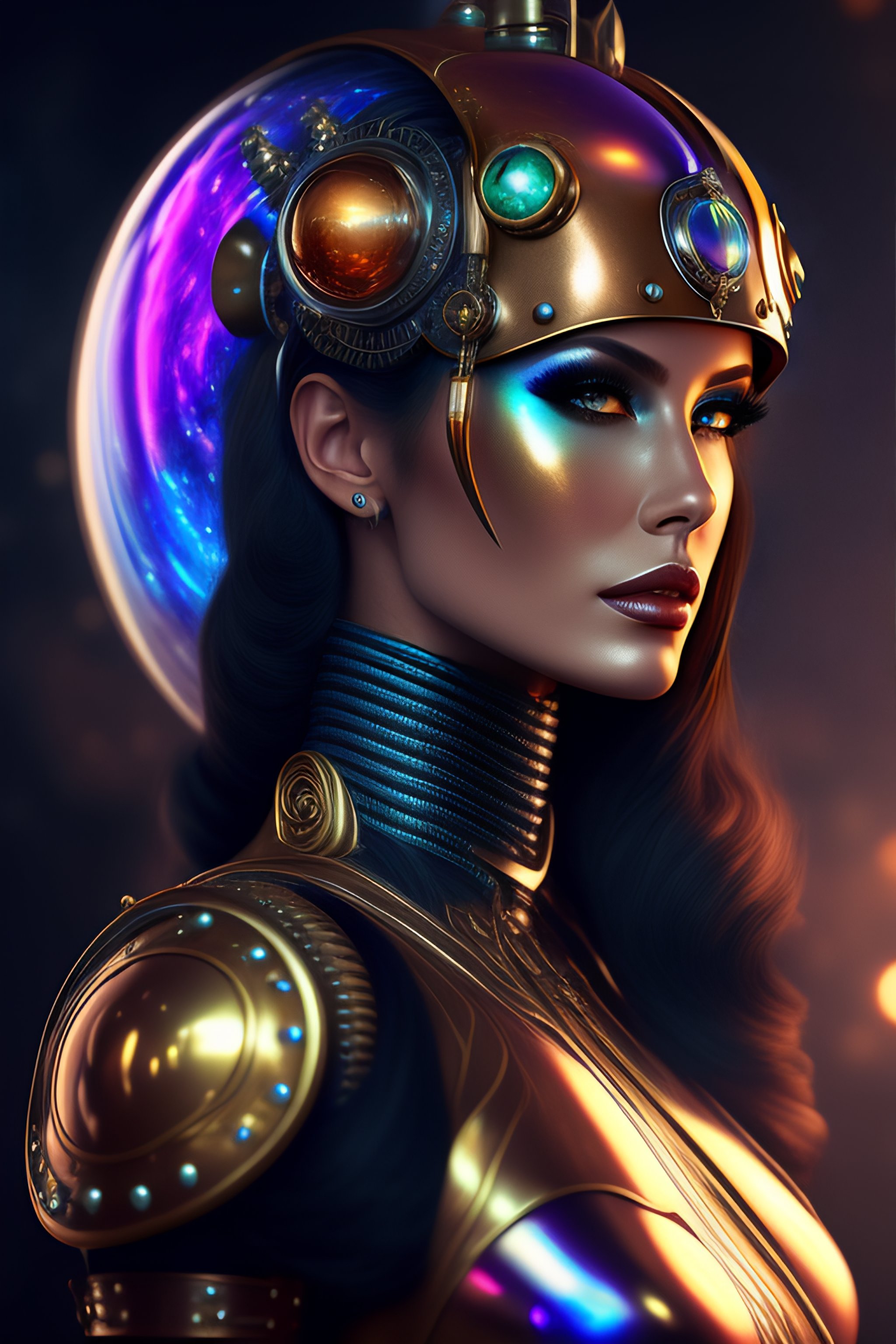 female-half-human-half-robot