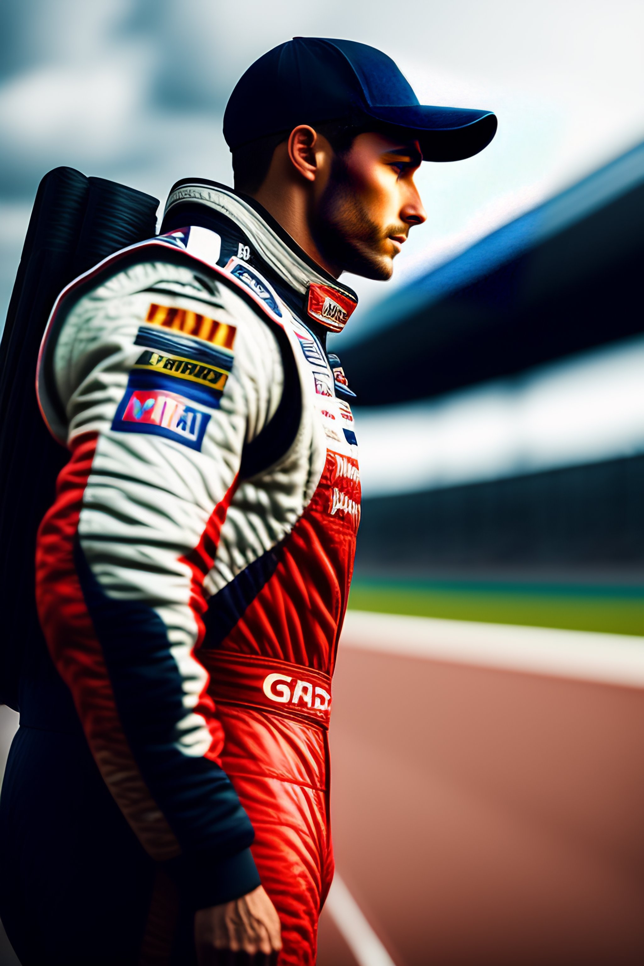 Lexica - Ultra hd realistic full body profile of a race car driver at ...