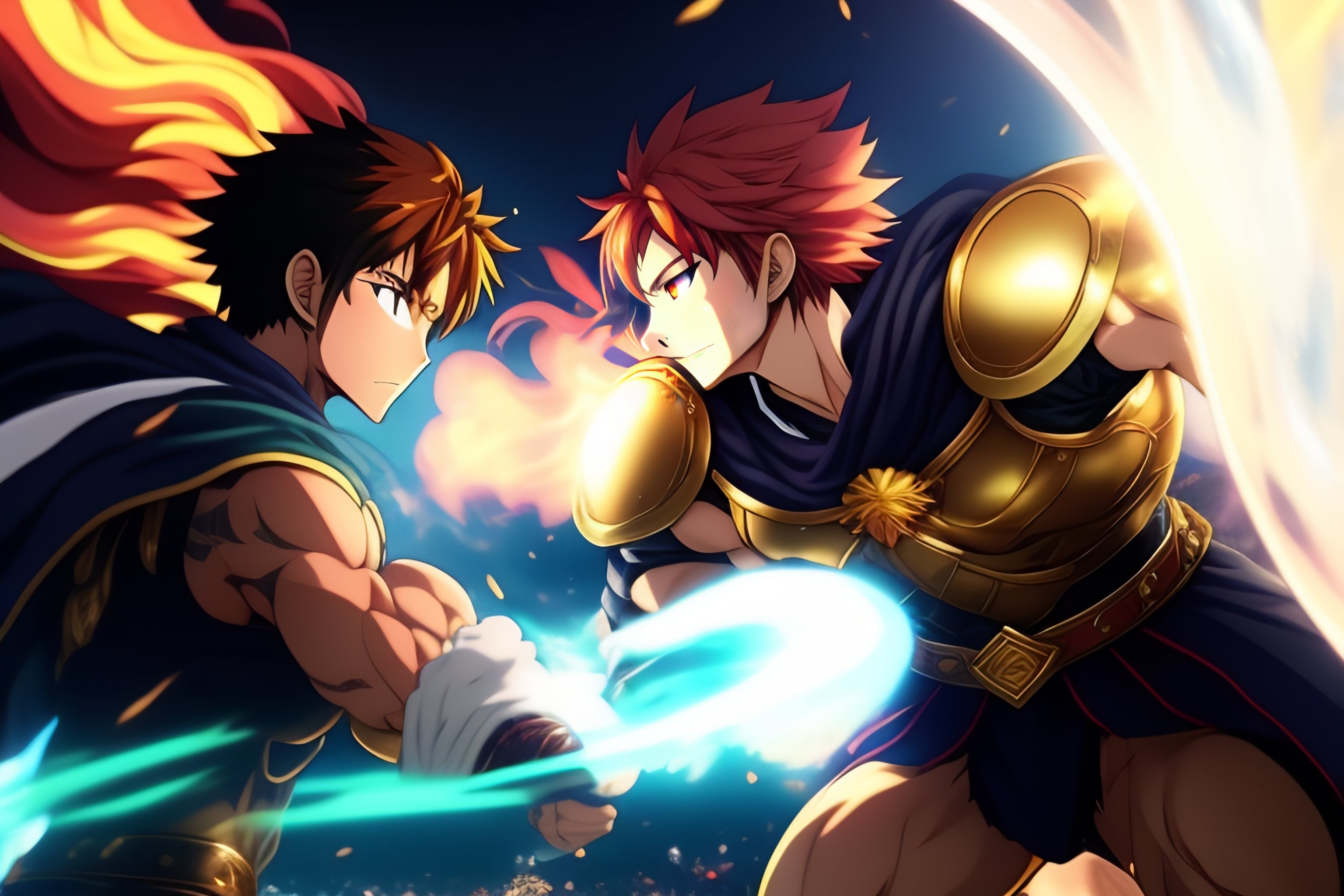 anime magic fight