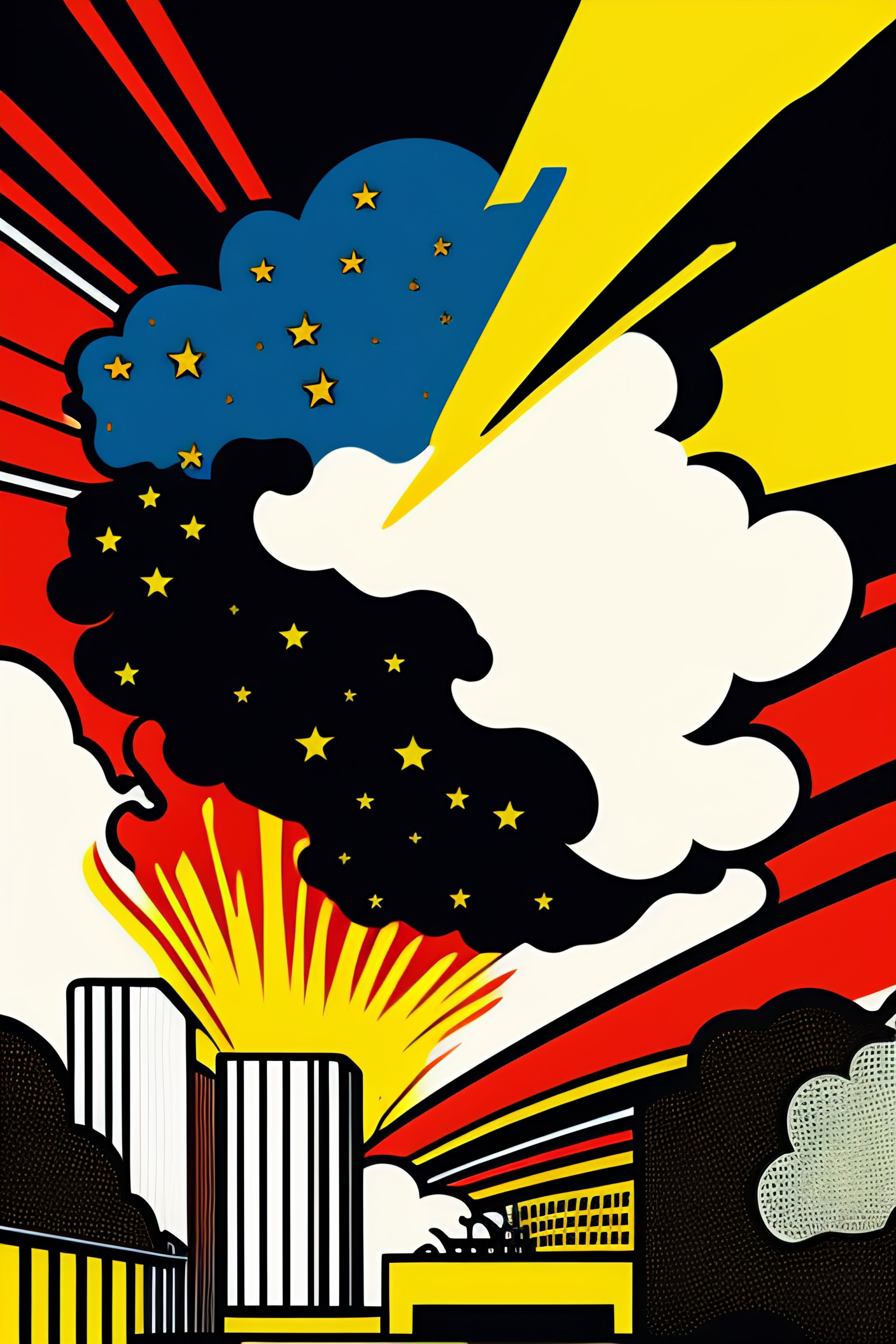 roy lichtenstein pop art explosions