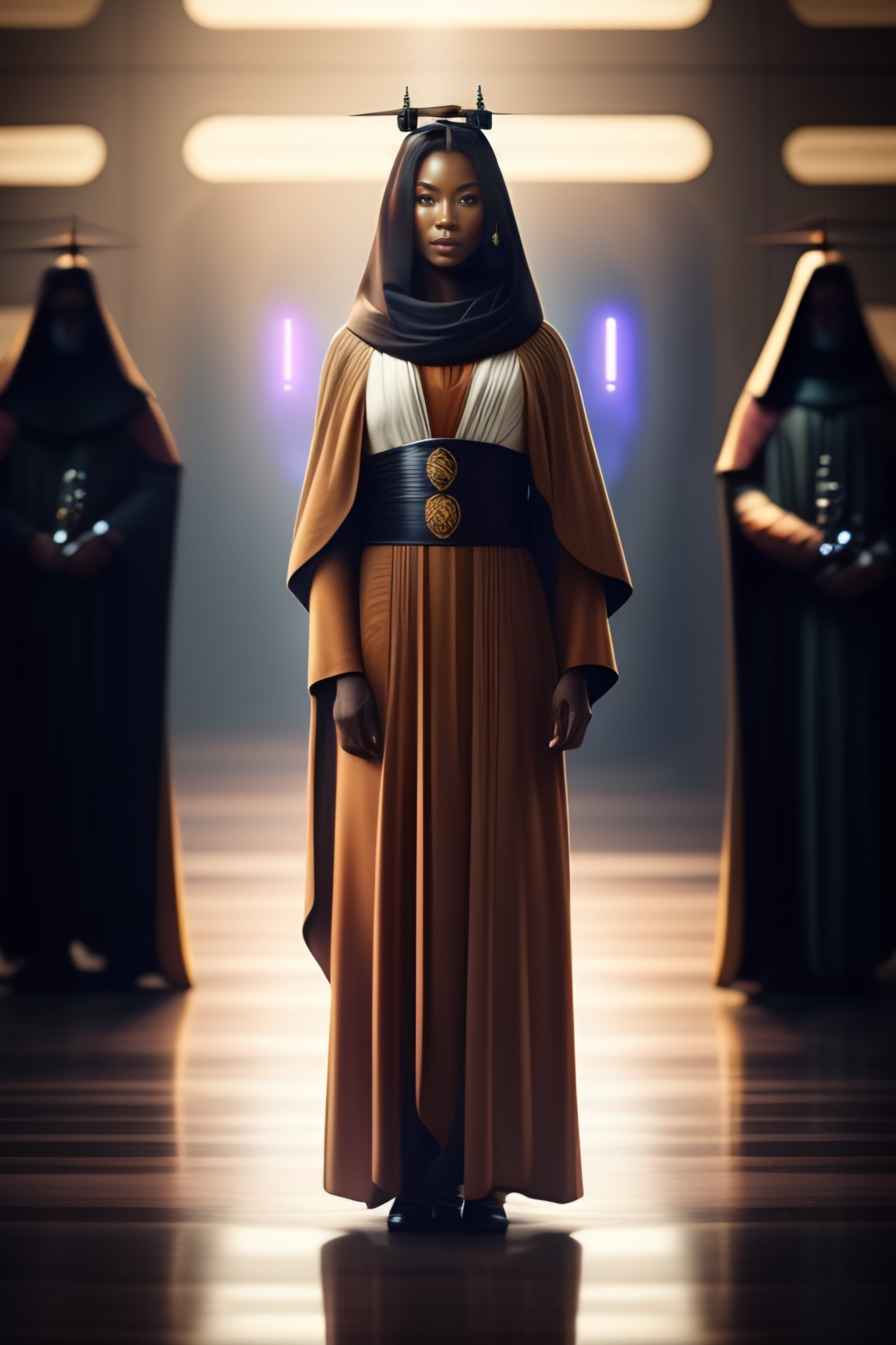 Lexica - A female jedi at her graduation was a sight to behold. Dressed ...