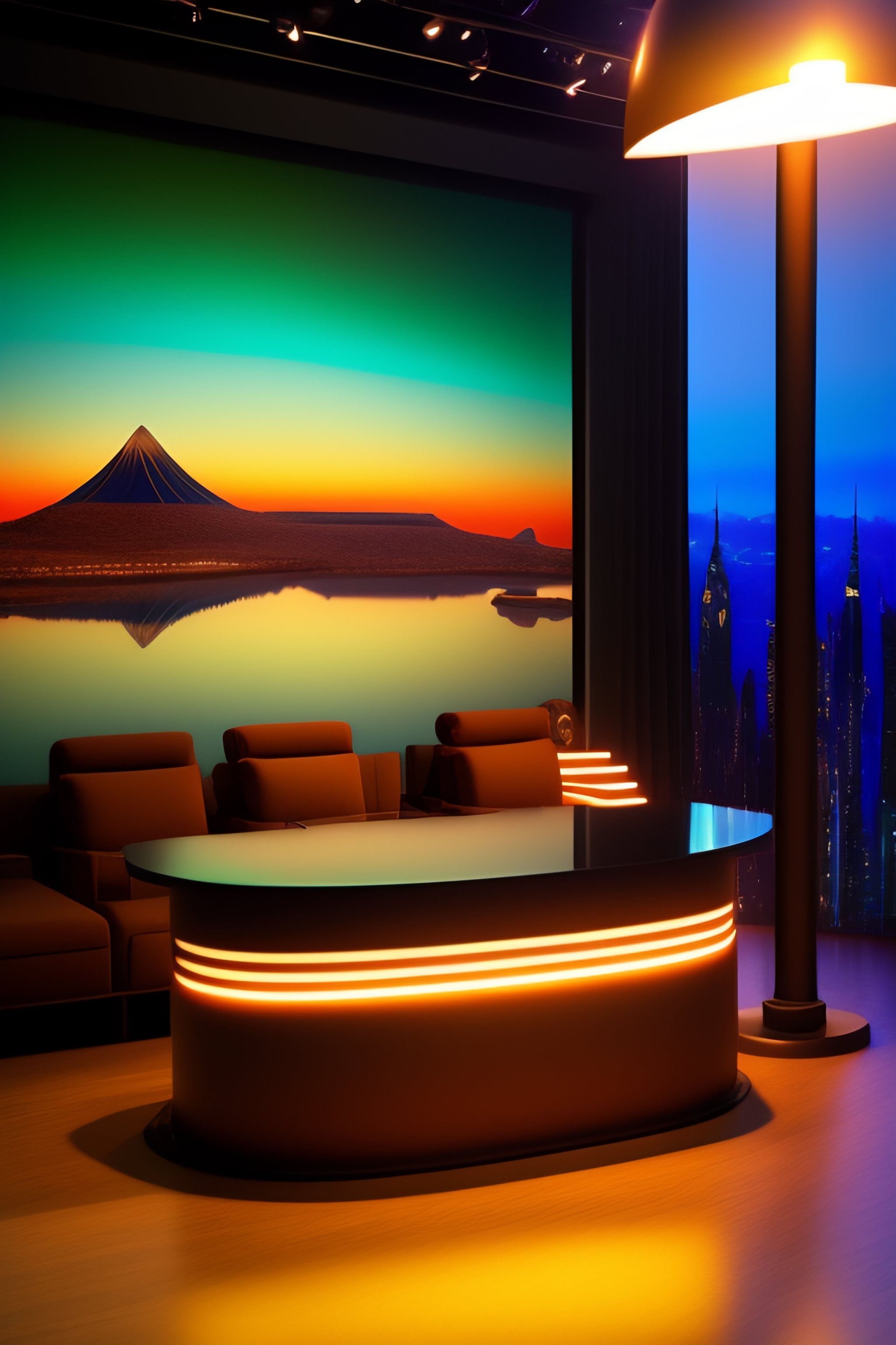 Lexica - Late Night Show studio in the metaverse