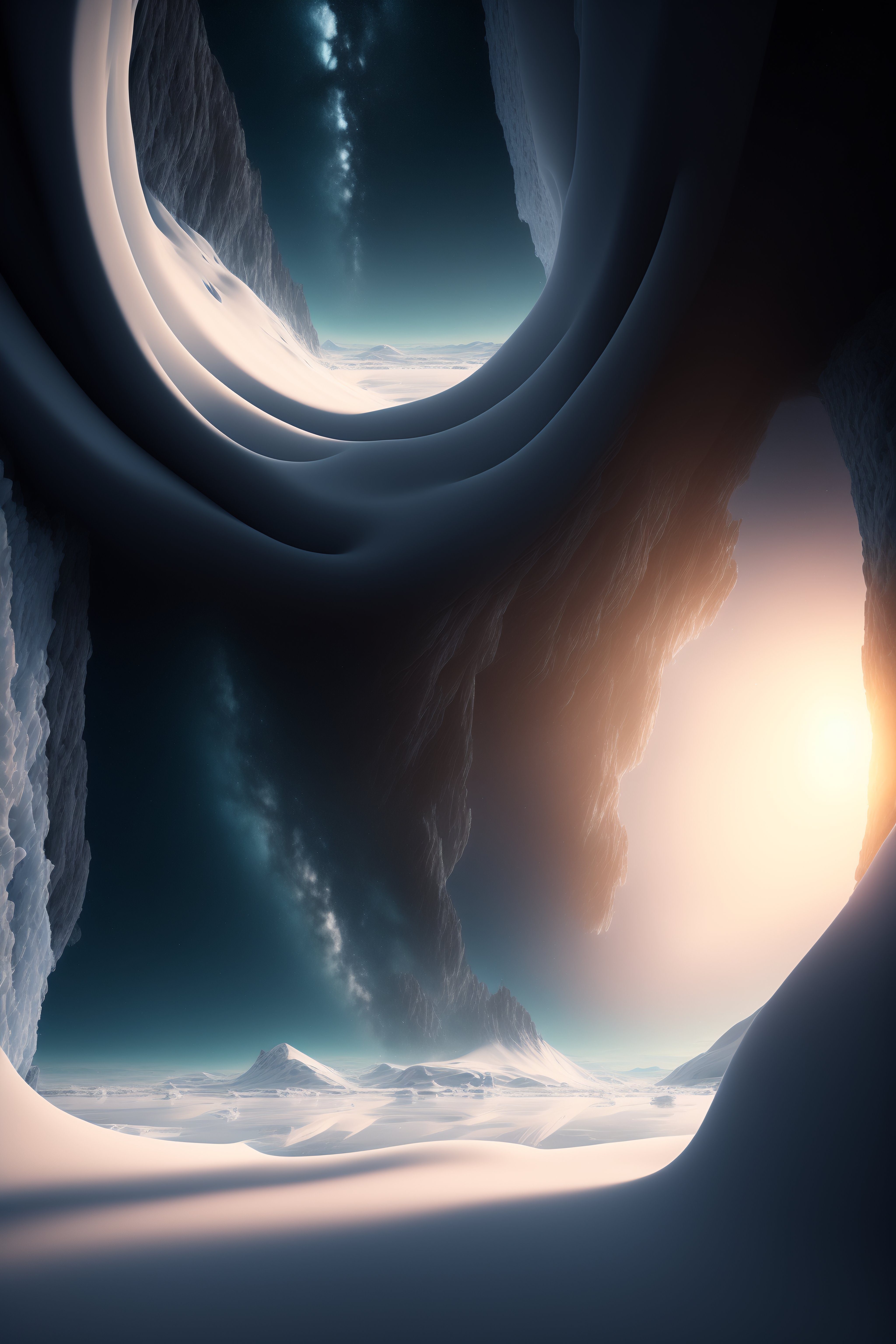 Lexica - Big room in arctic tundra style, hyper-detailed, sharp focus ...