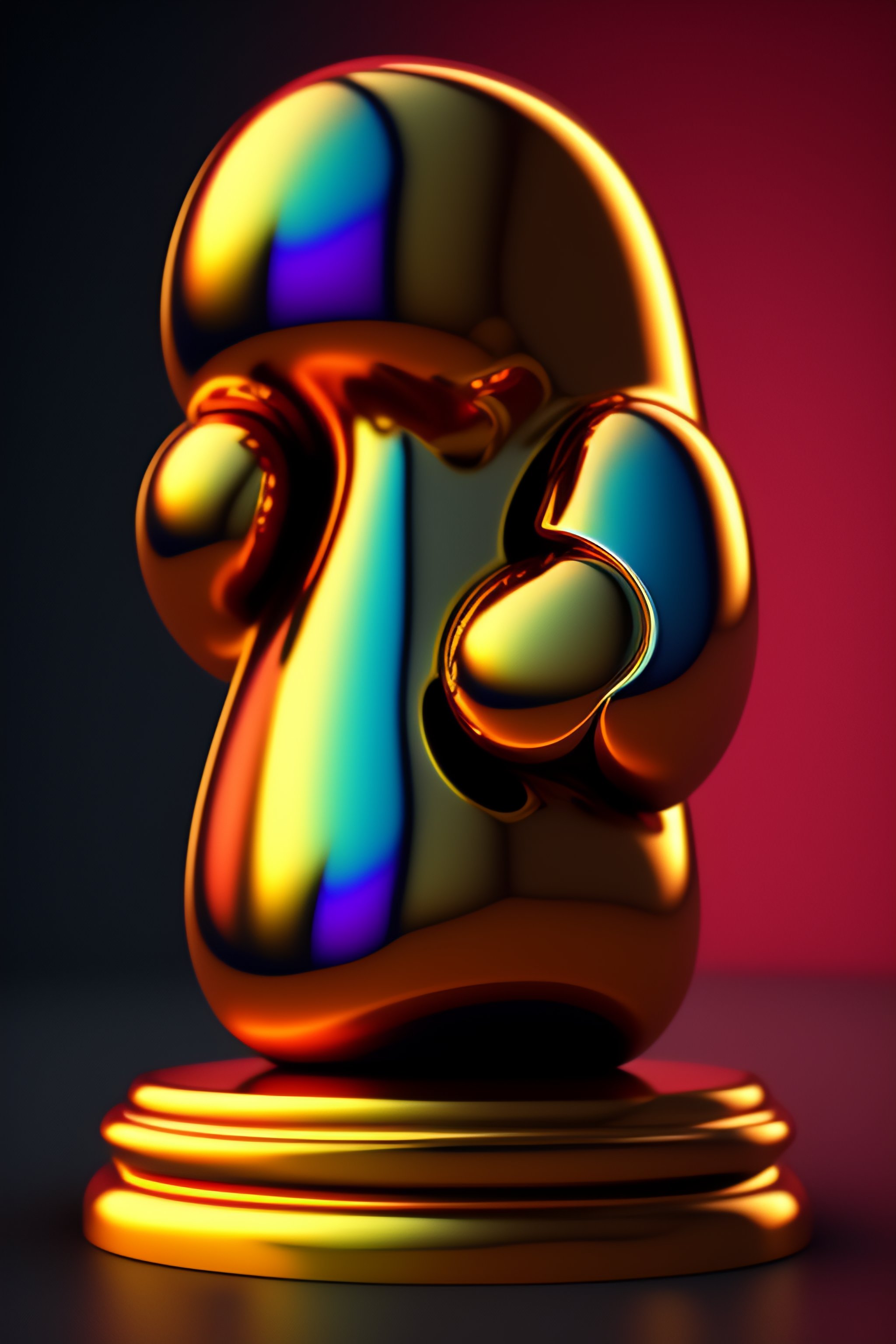 Lexica Marble statue of knuckles HD colorful