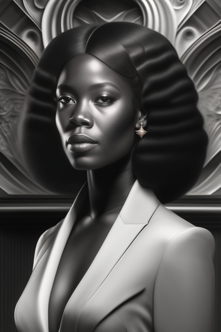 Lexica Hyperrealist portrait of female by david hockney and alphonse