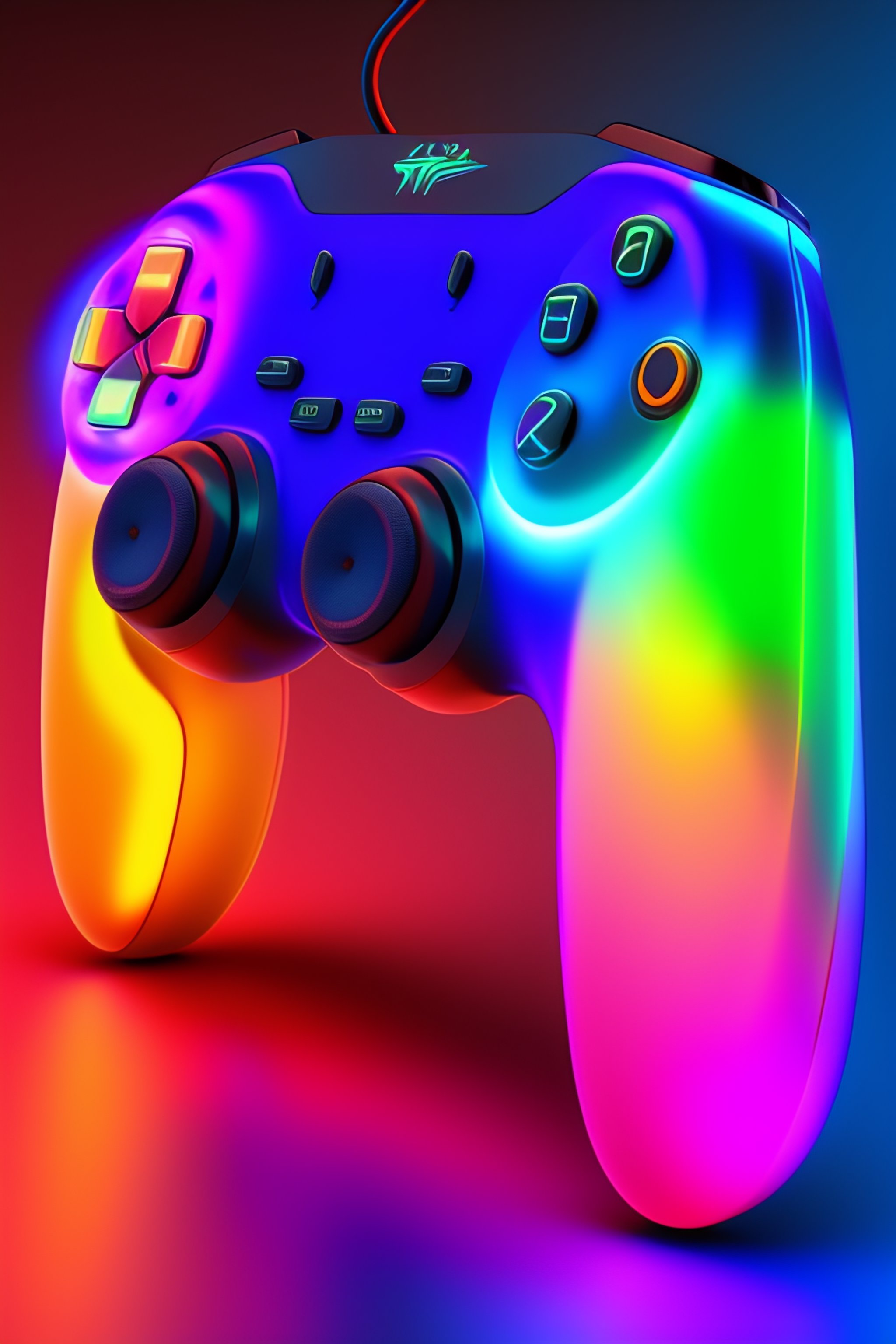Néon GAME CONTROLLER coloris multicolore - 4MURS