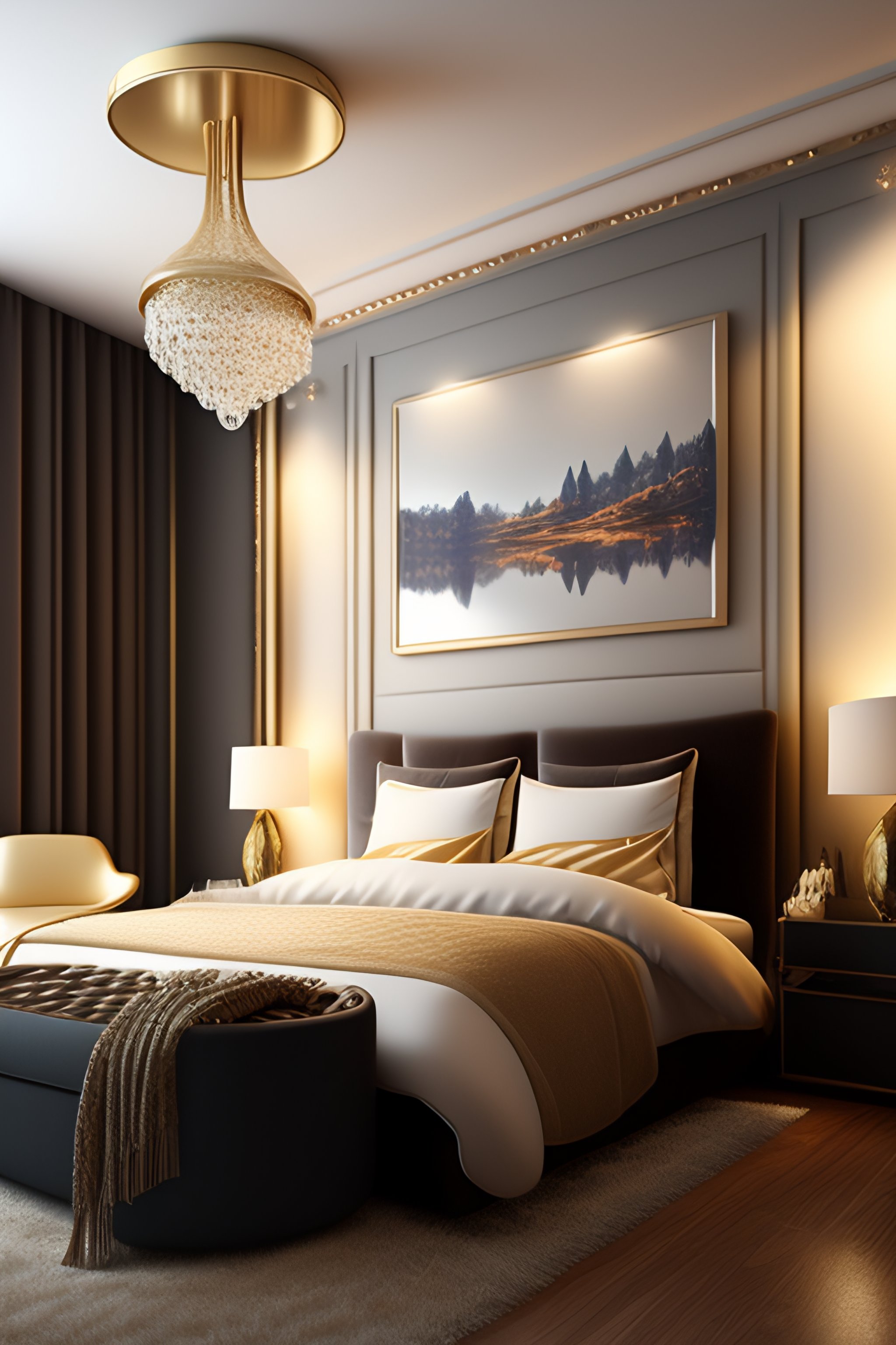 Lexica - Cozy beige main bedroom