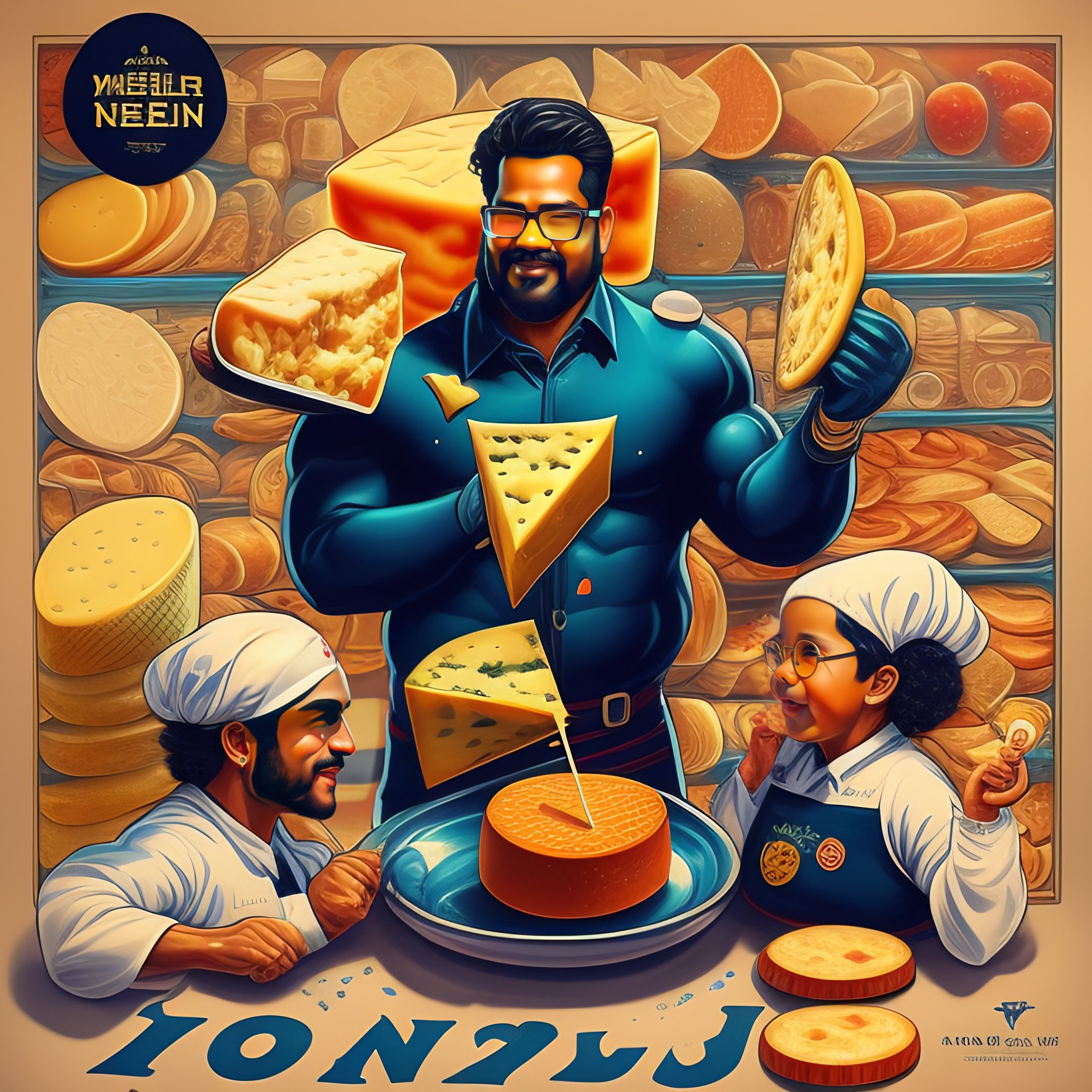 Lexica - Cheese revolution, by wasim kashin, trending on artstation