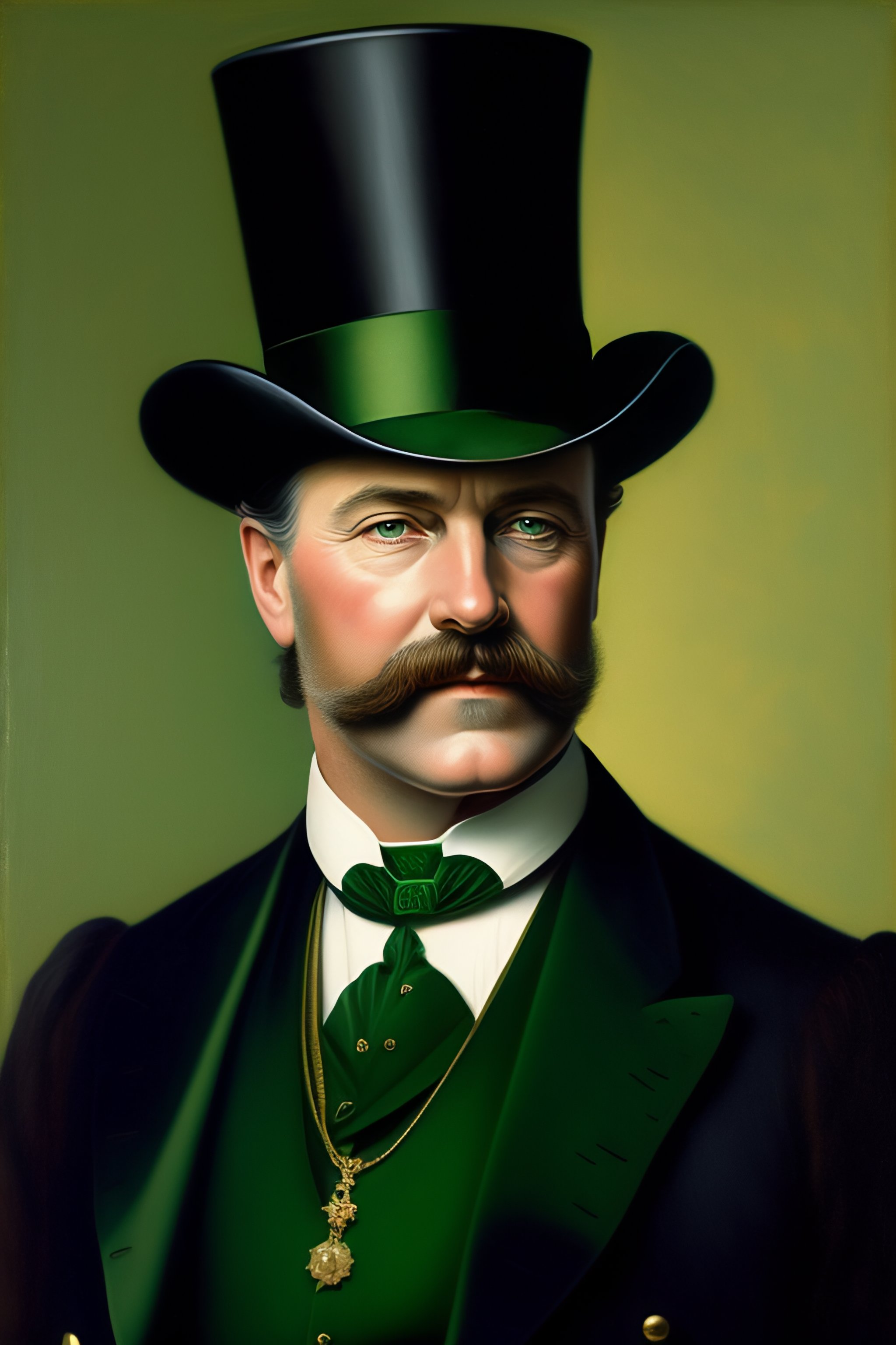 Portrait of a Man in a Tall Hat