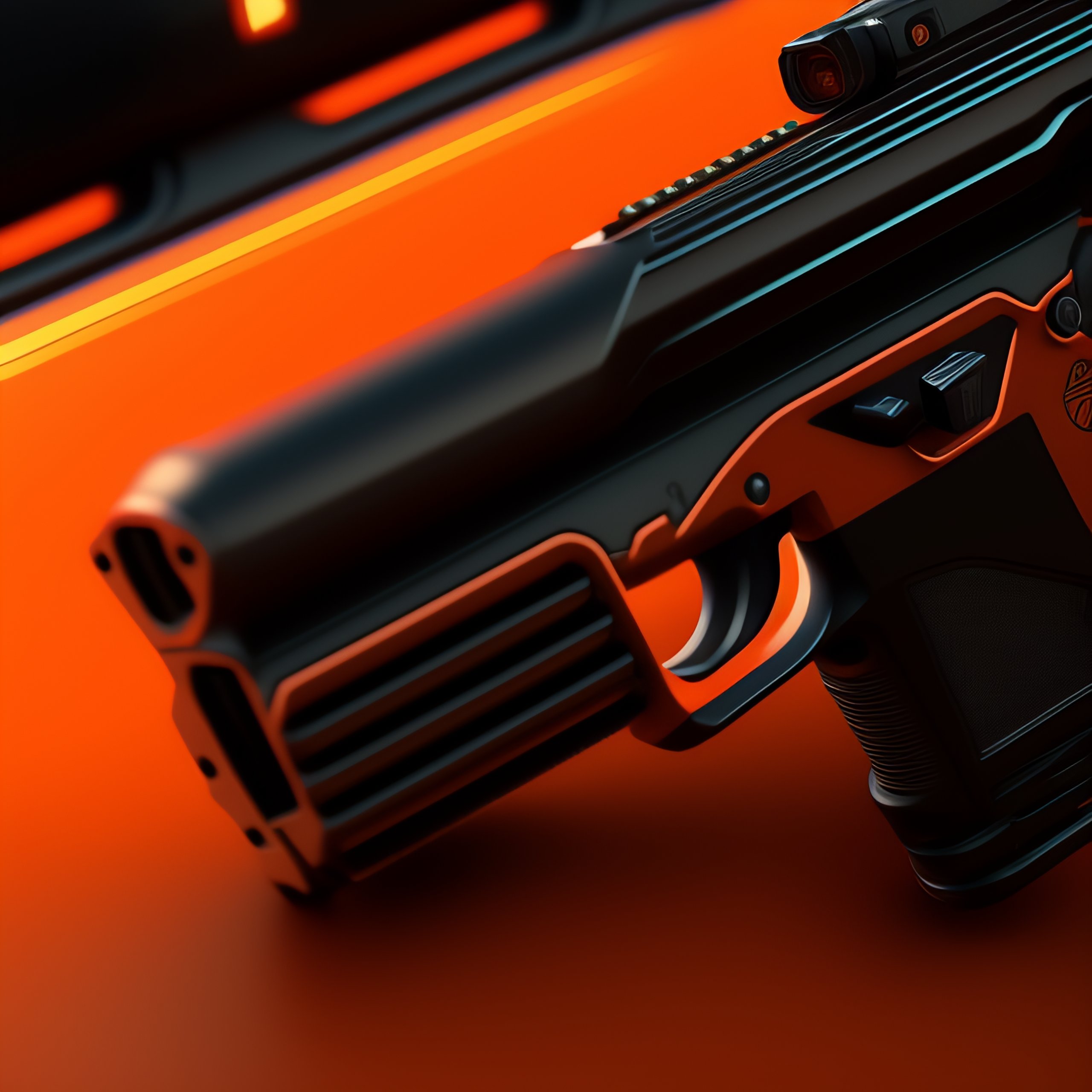 Lexica - CS-GO background pattern deluxe, hollographic orange details ...