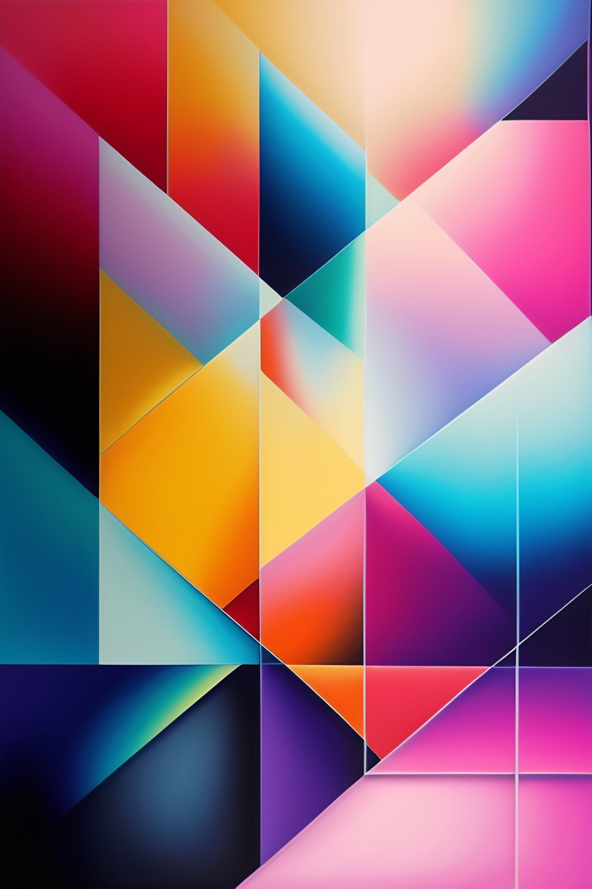 Lexica Abstract paintings on wall, pastel color, modern art