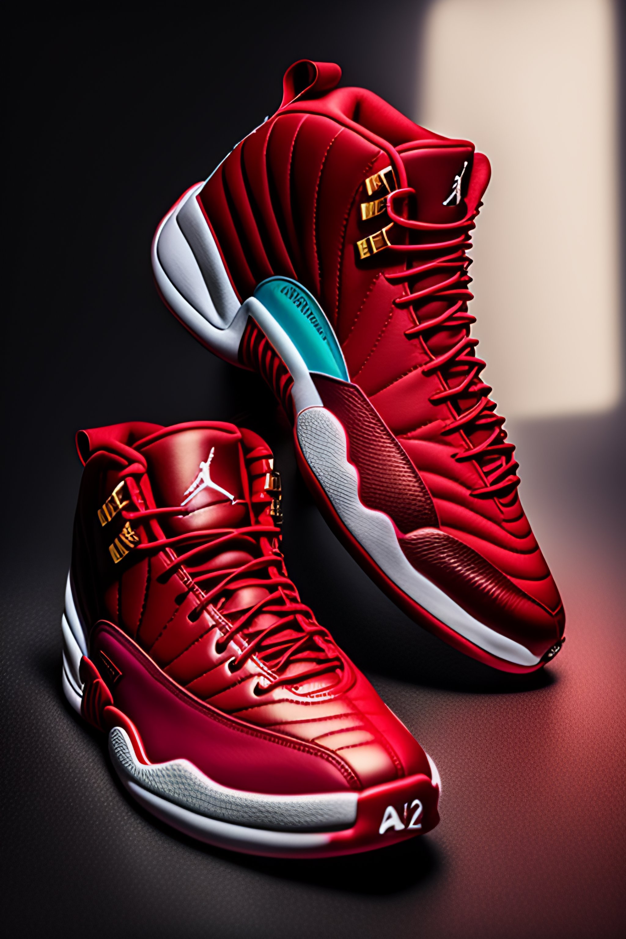 Jordan 12 gym red on sale black