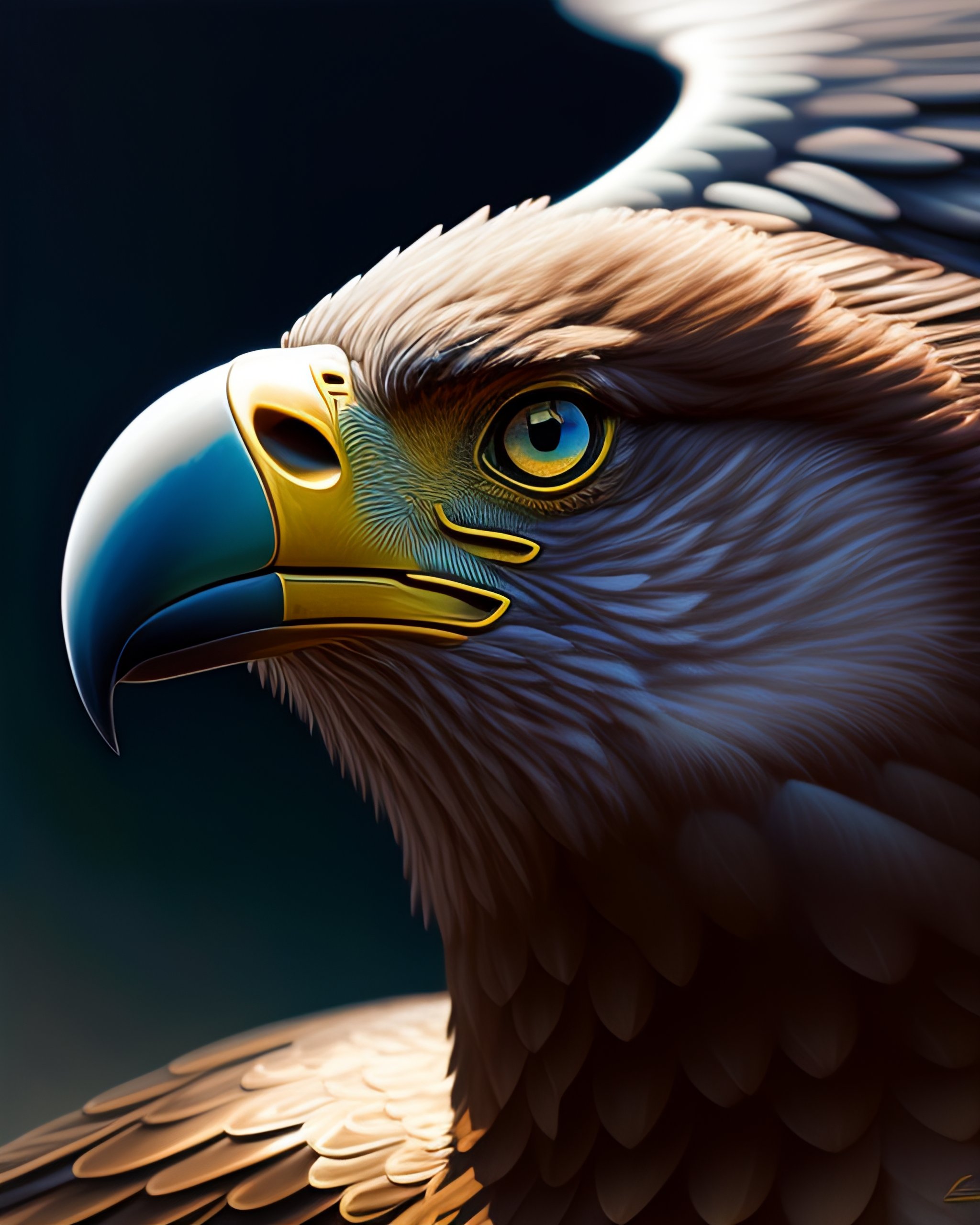 Lexica - Eagle, Ethereal, Extremely High Detail, Photorealistic 