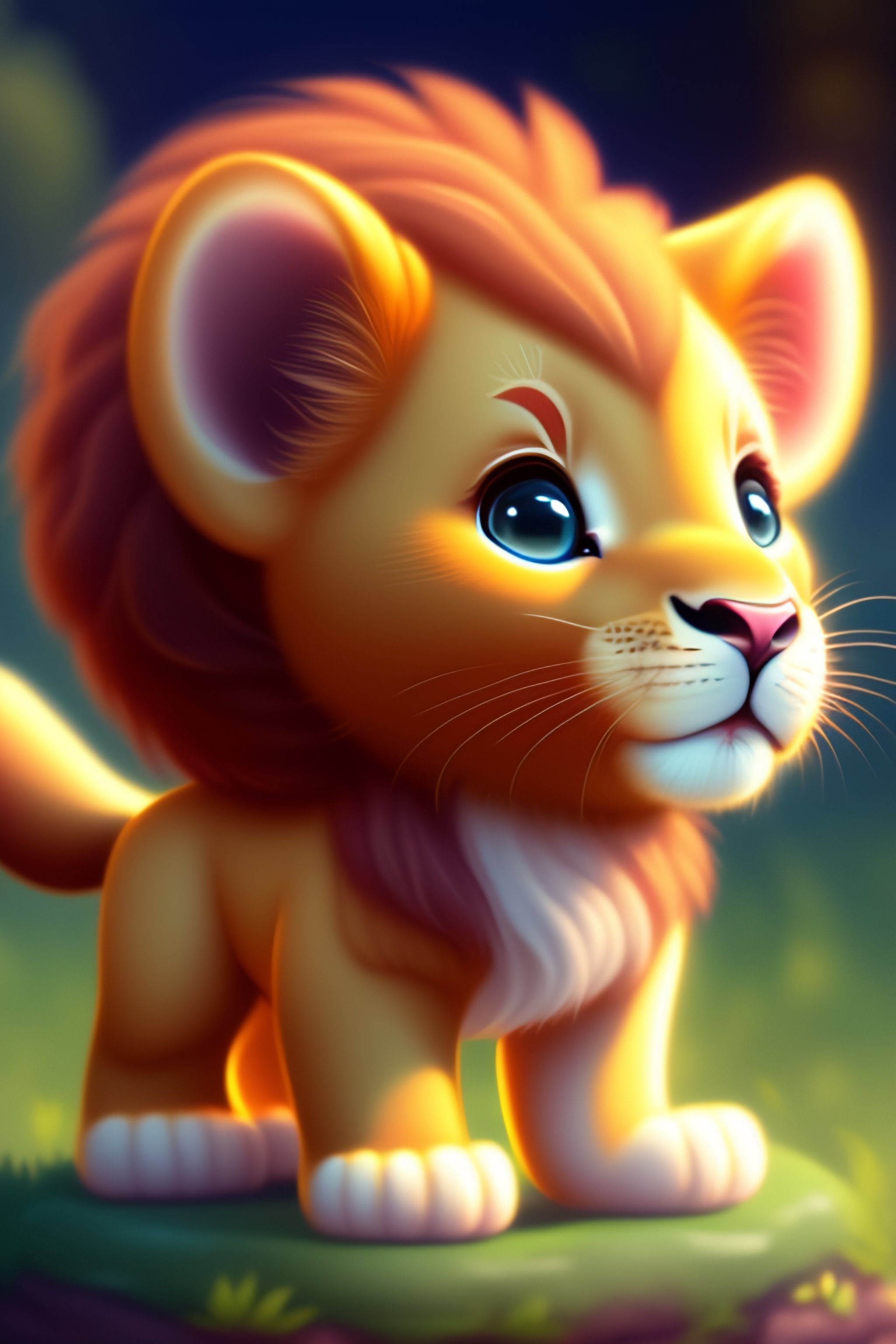 Baby Lion Cartoon