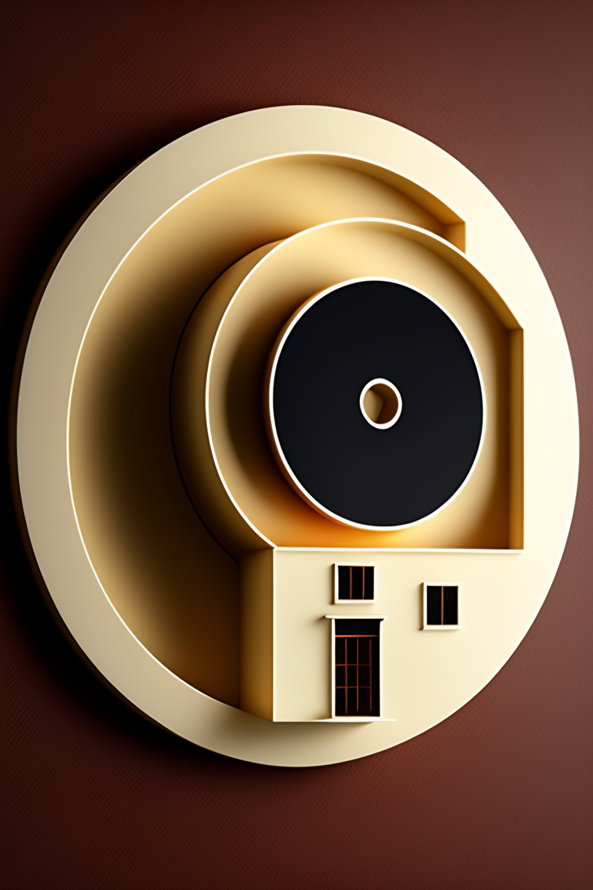 Lexica - Vinyl disc in the shape of a house