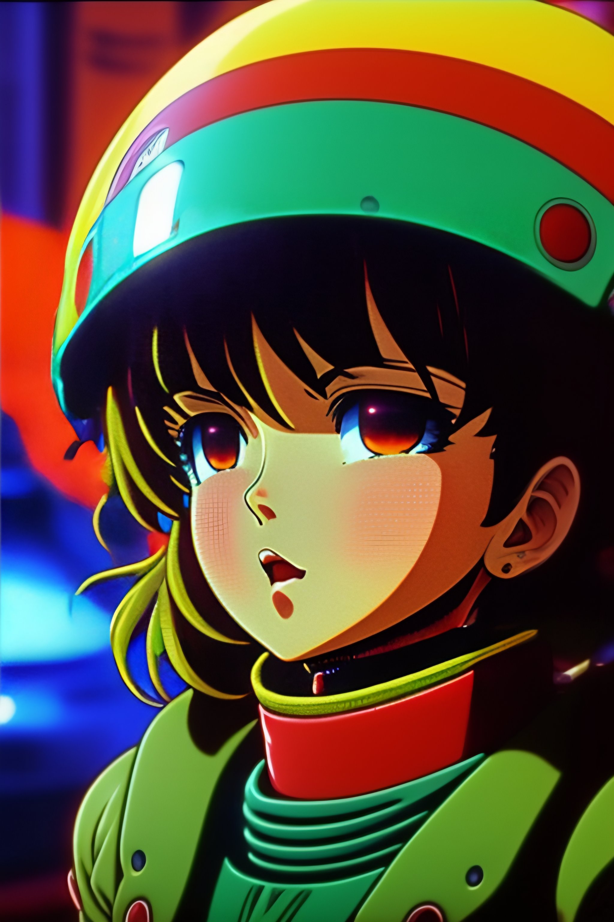 Lexica - Vintage anime screenshot from Akira, 90's anime aesthetic