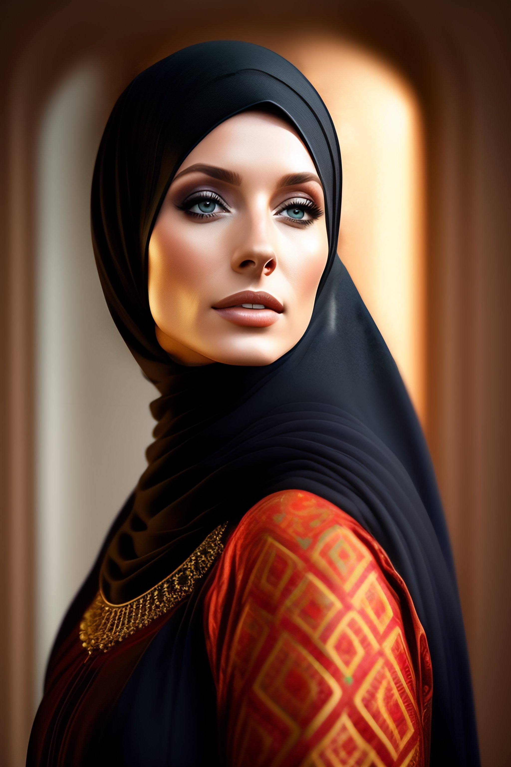 Lexica - Elena Koshka as a muslim