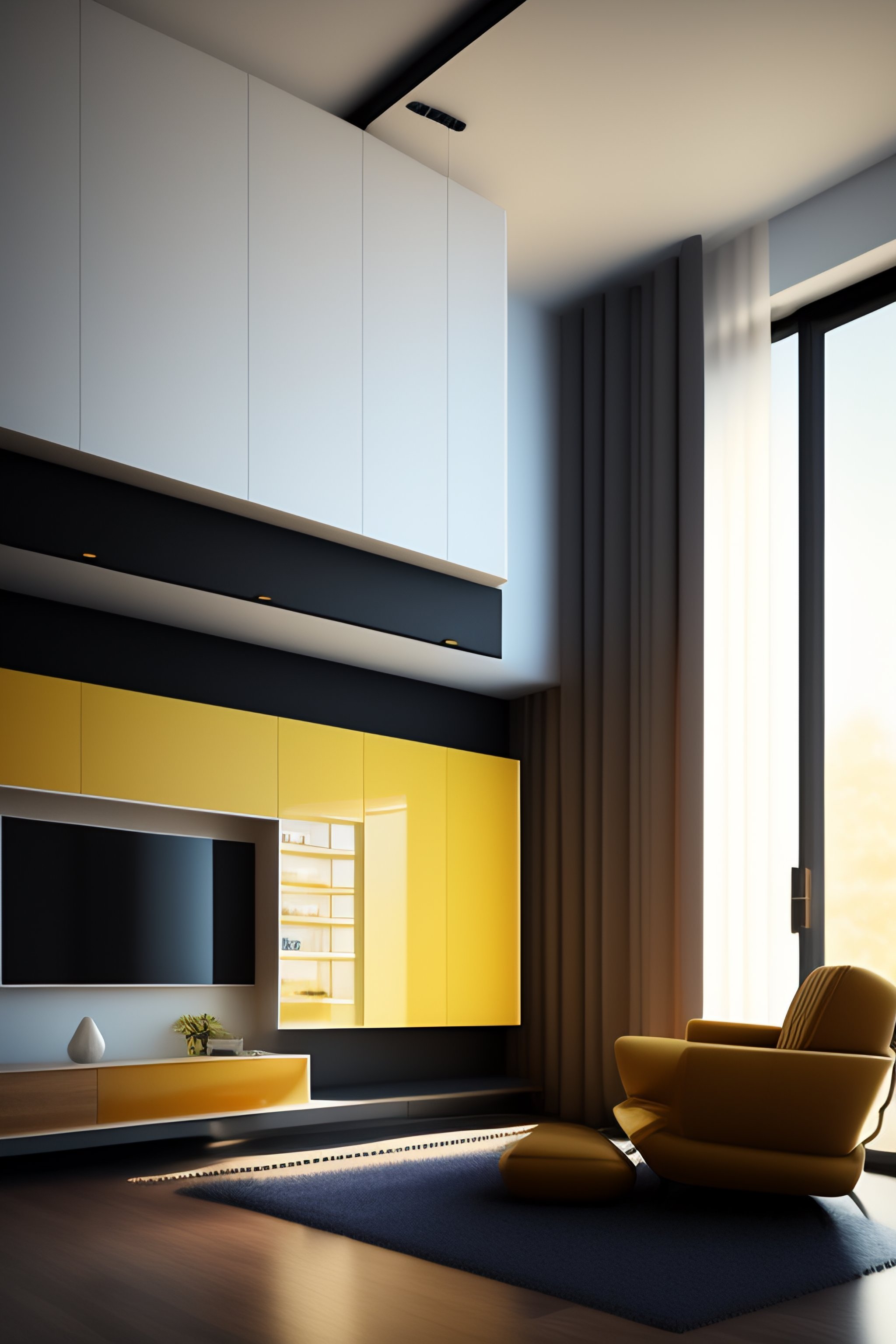 Lexica - Living room designed by bauhaus