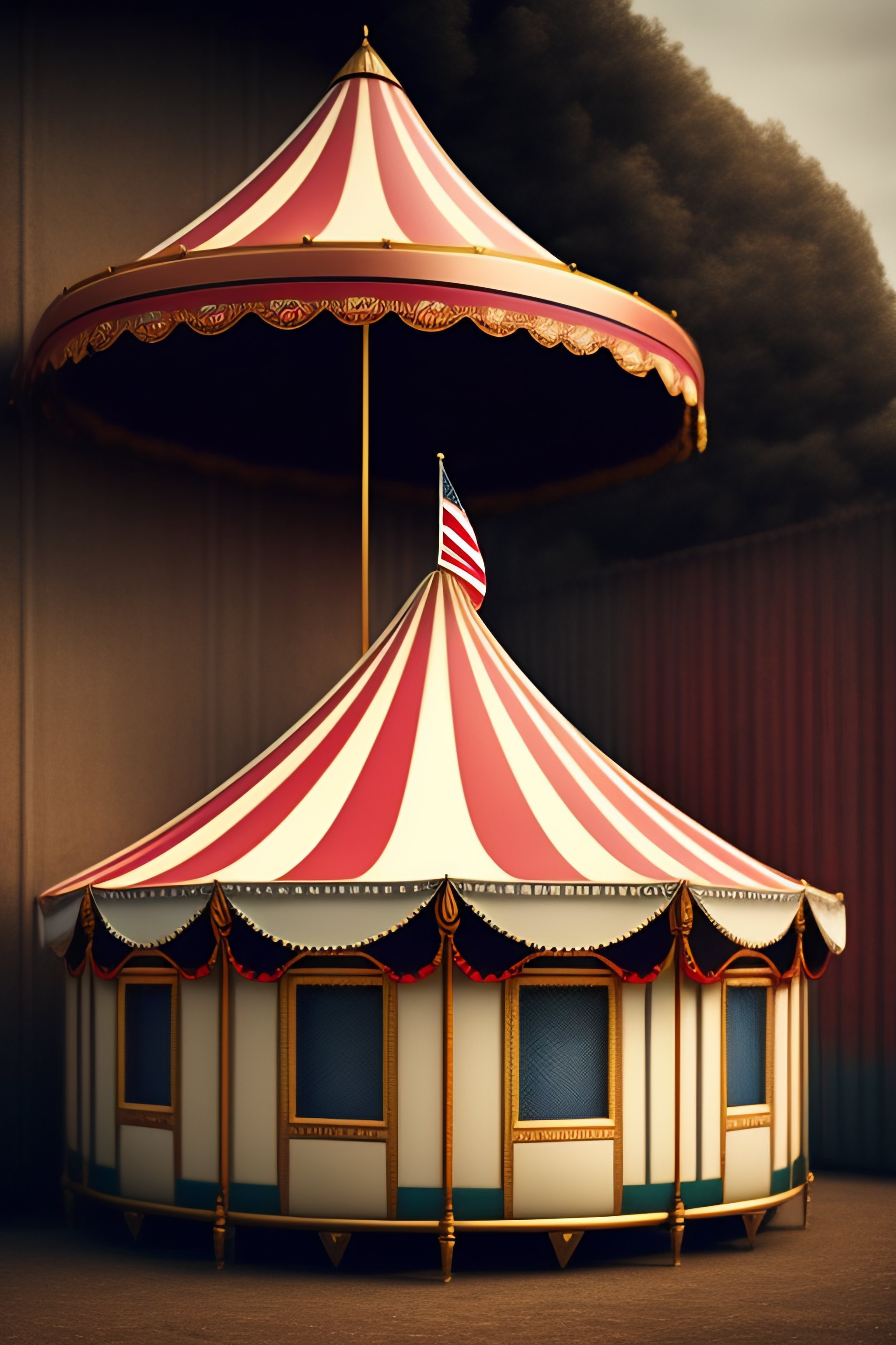 Lexica - Old circus, vintage style