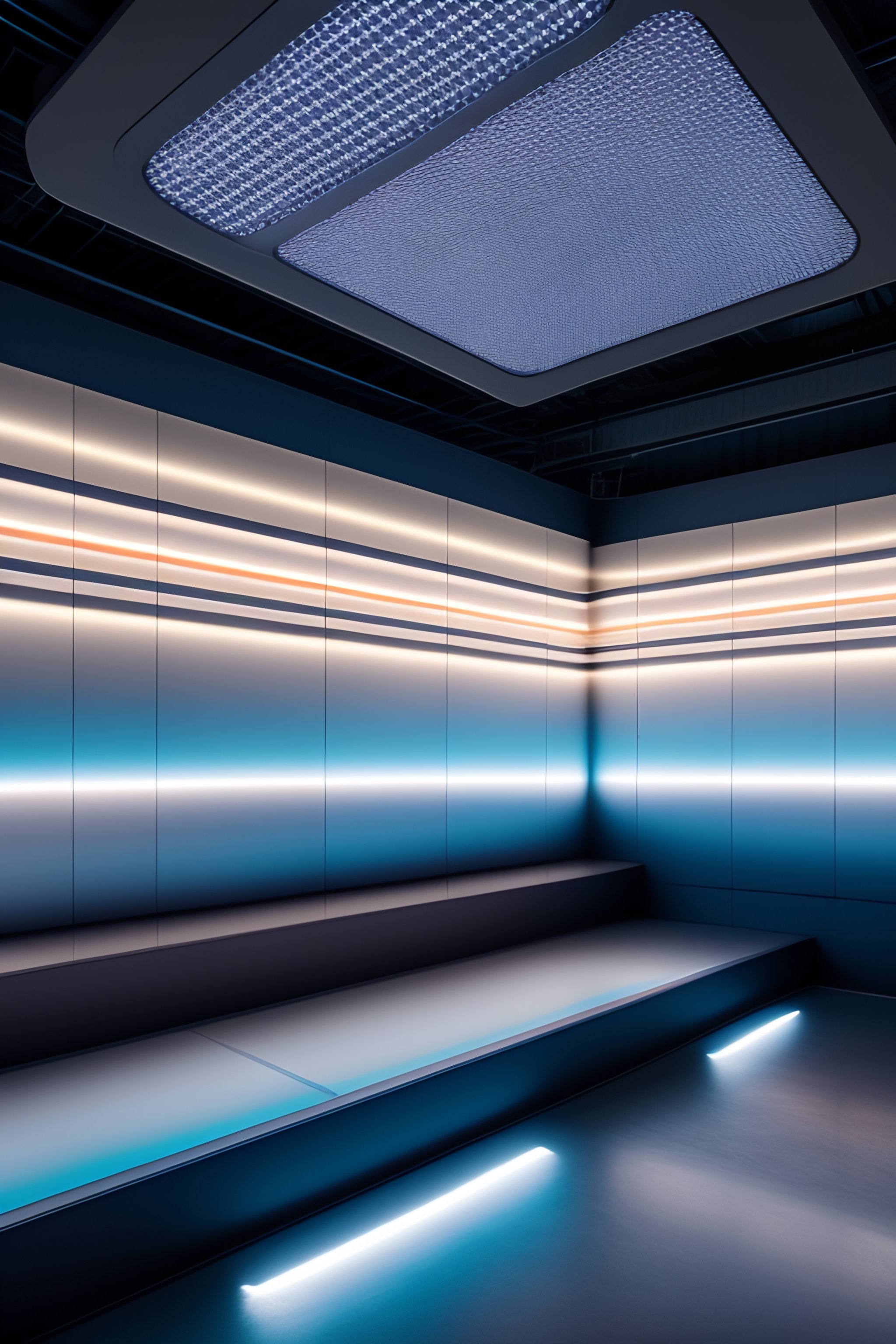 Lexica - Interior shot inside a network structure filled with virtual ...