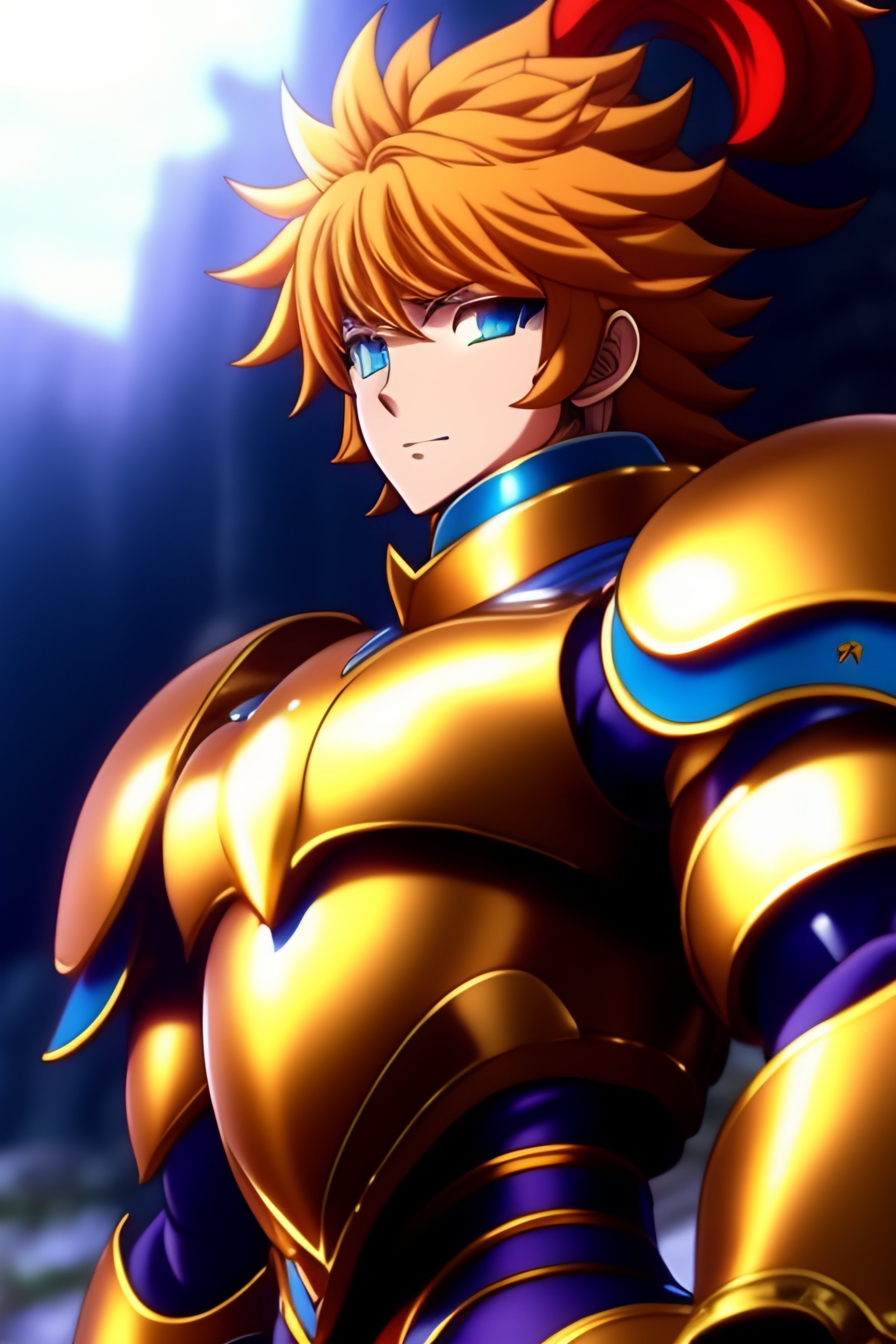 Lexica - Character of anime saint seiya Milo knight of the house 