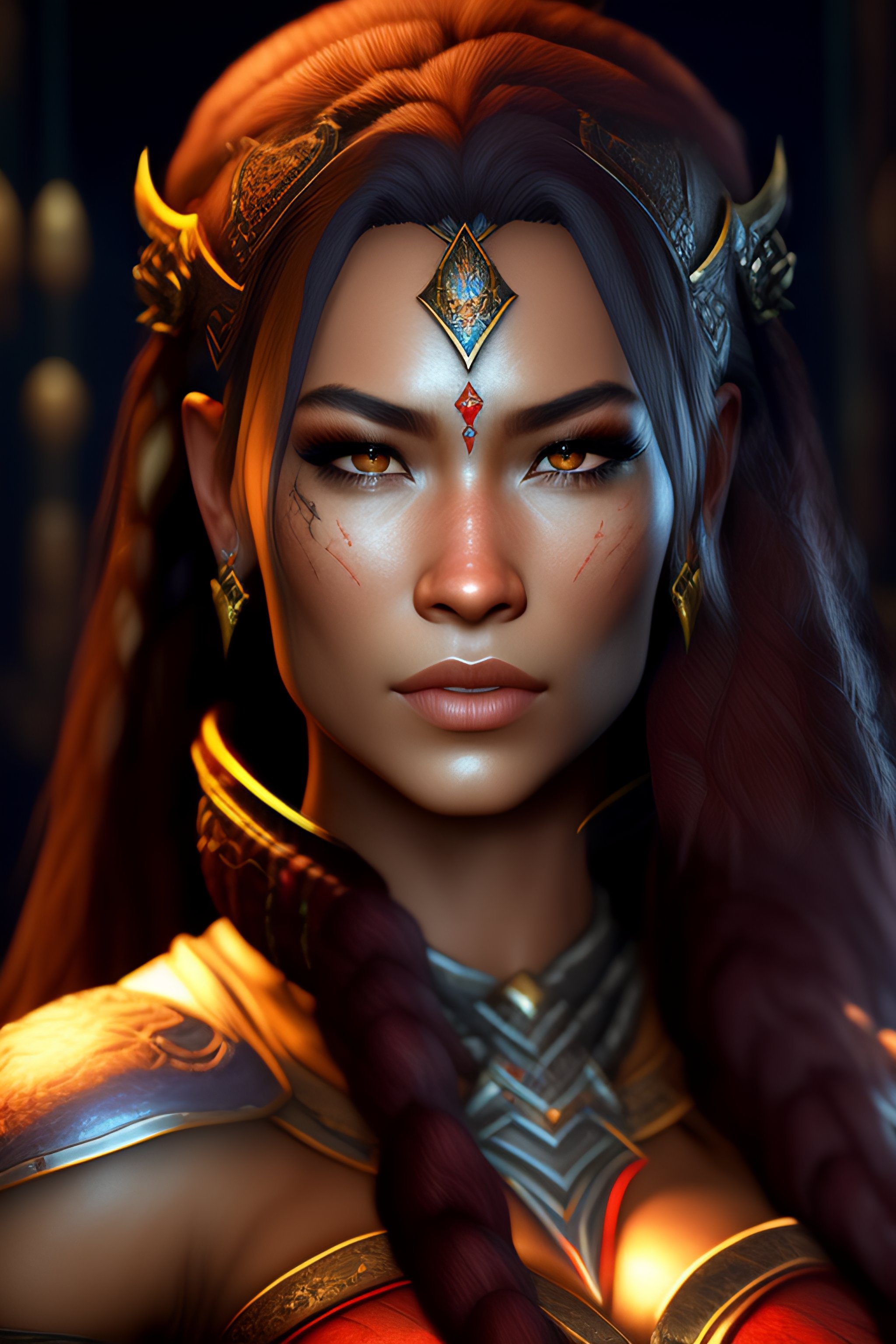 Lexica - Female character god of war ragnarok