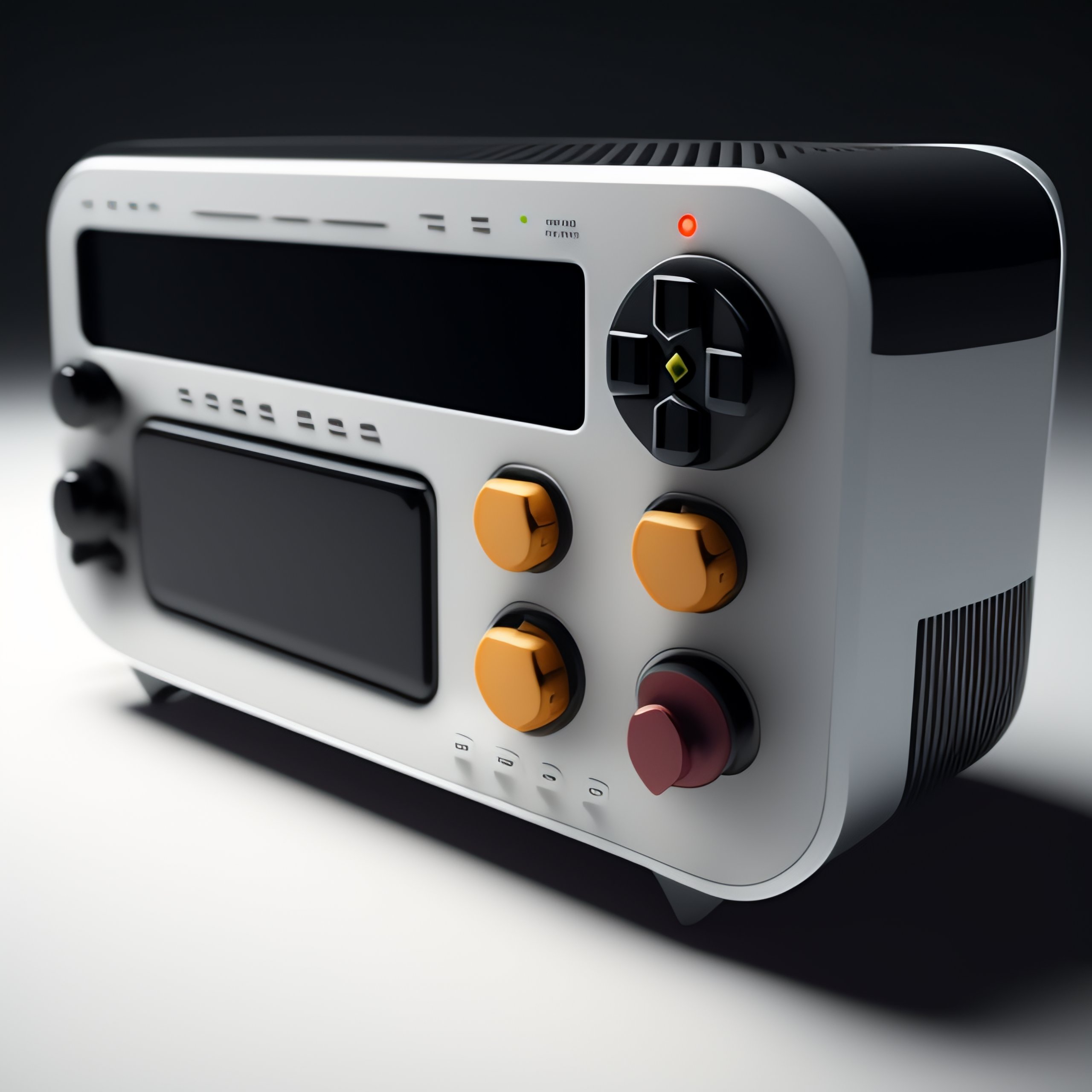 Lexica - A video game console designed by Dieter Rams. Intricate render ...