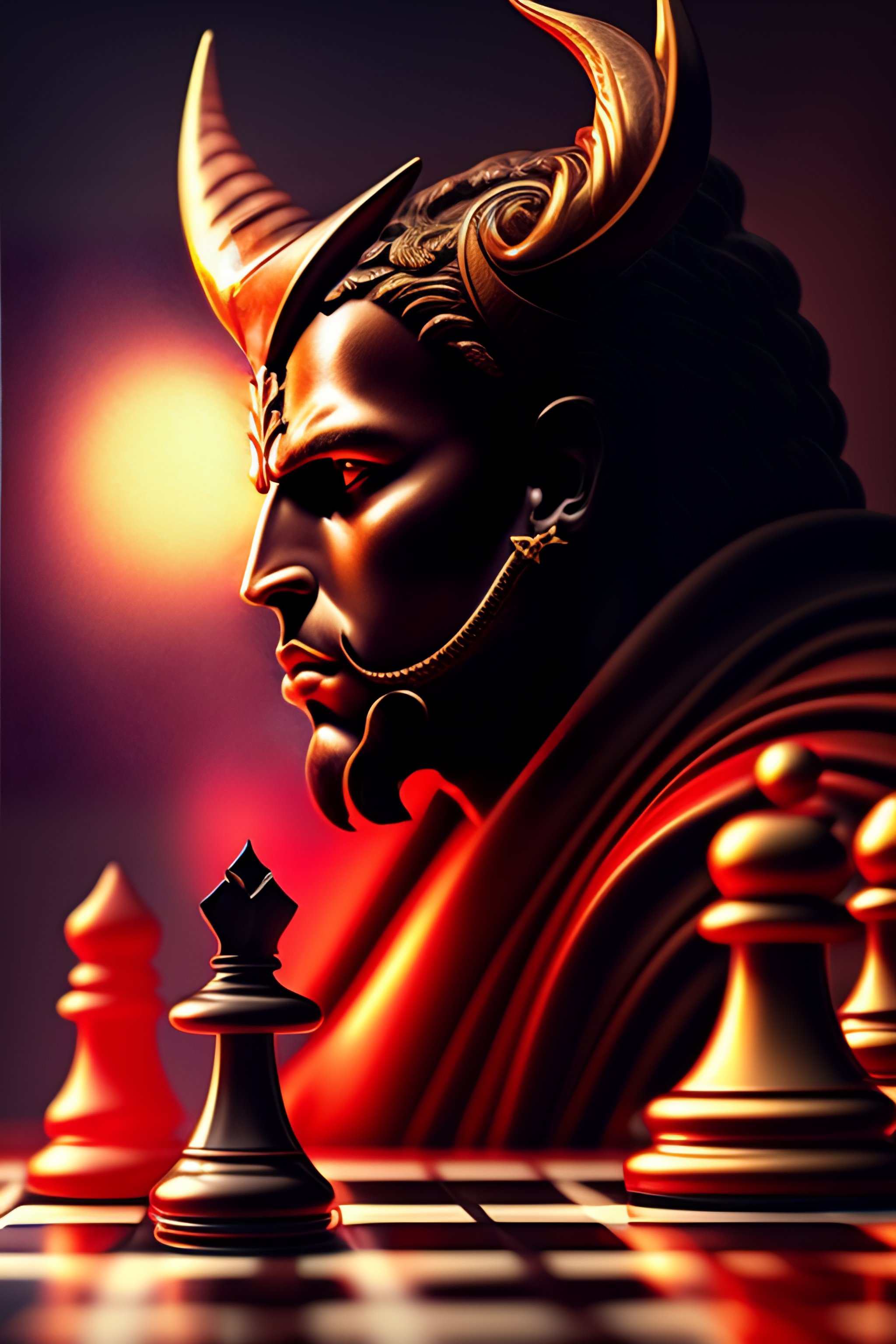 god vs devil chess