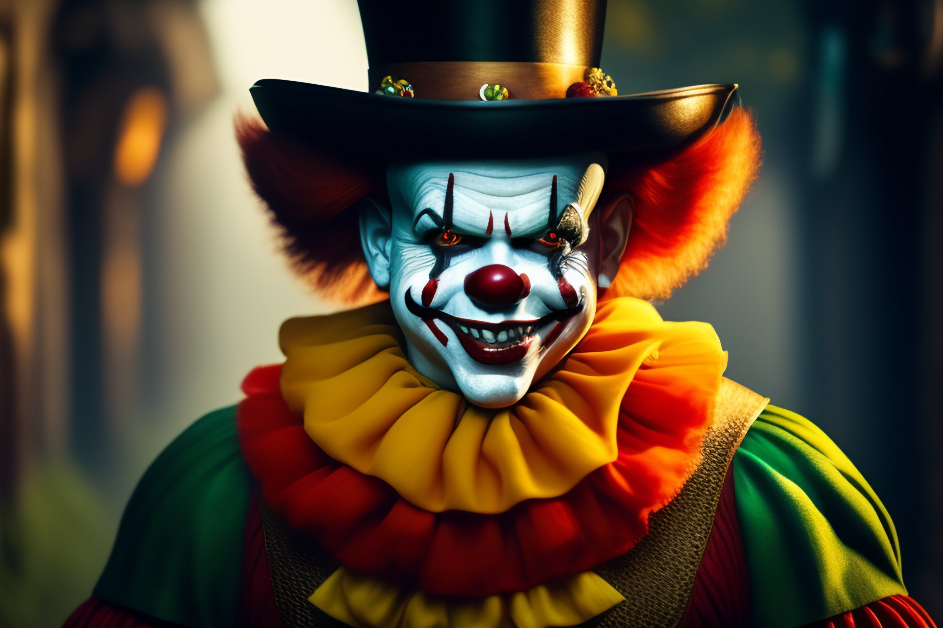 Lexica - Clown, pennywise, payaso it movie, realismo, realista, 4k, hq ...