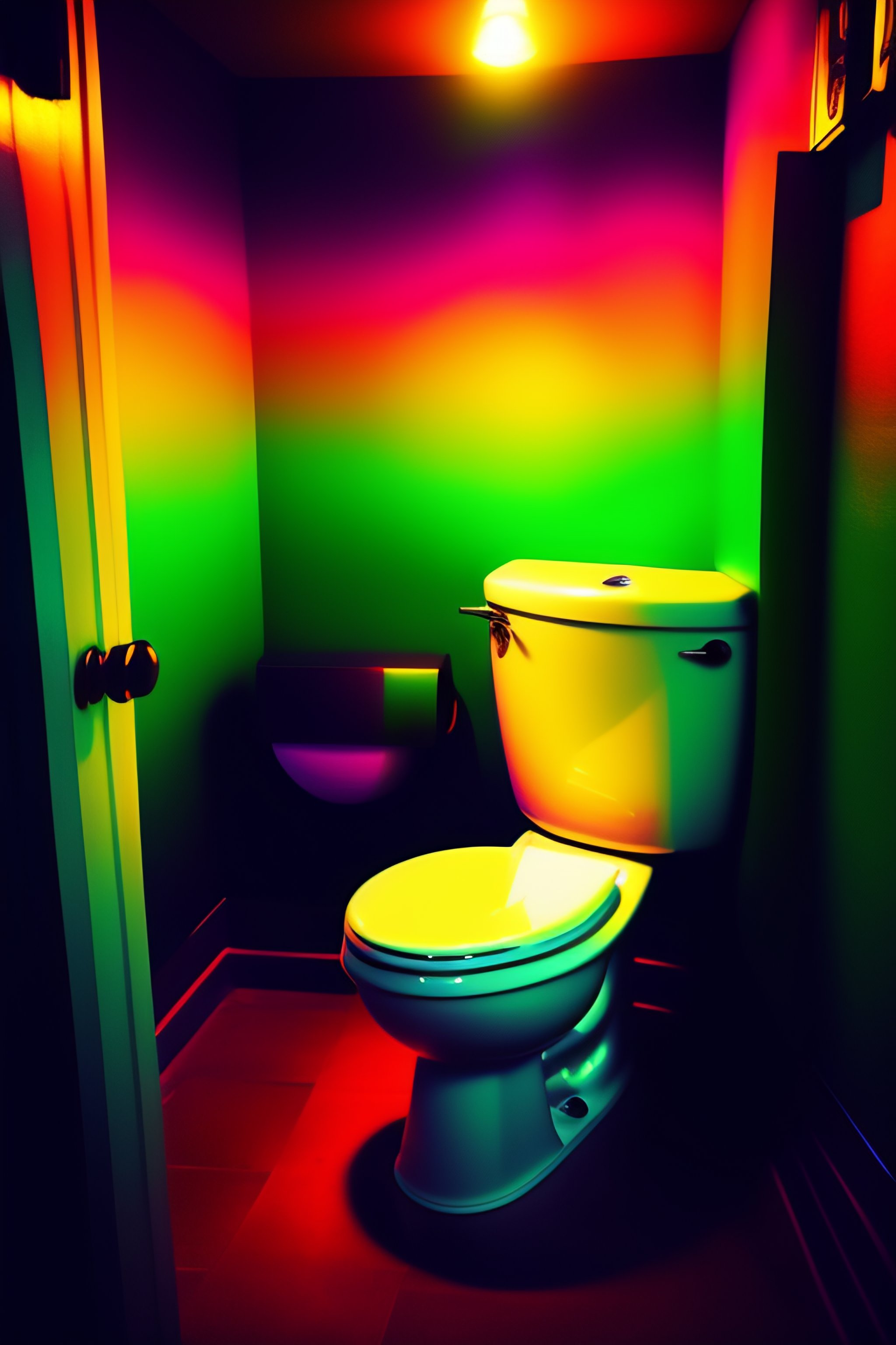 Neon Toilet Seat