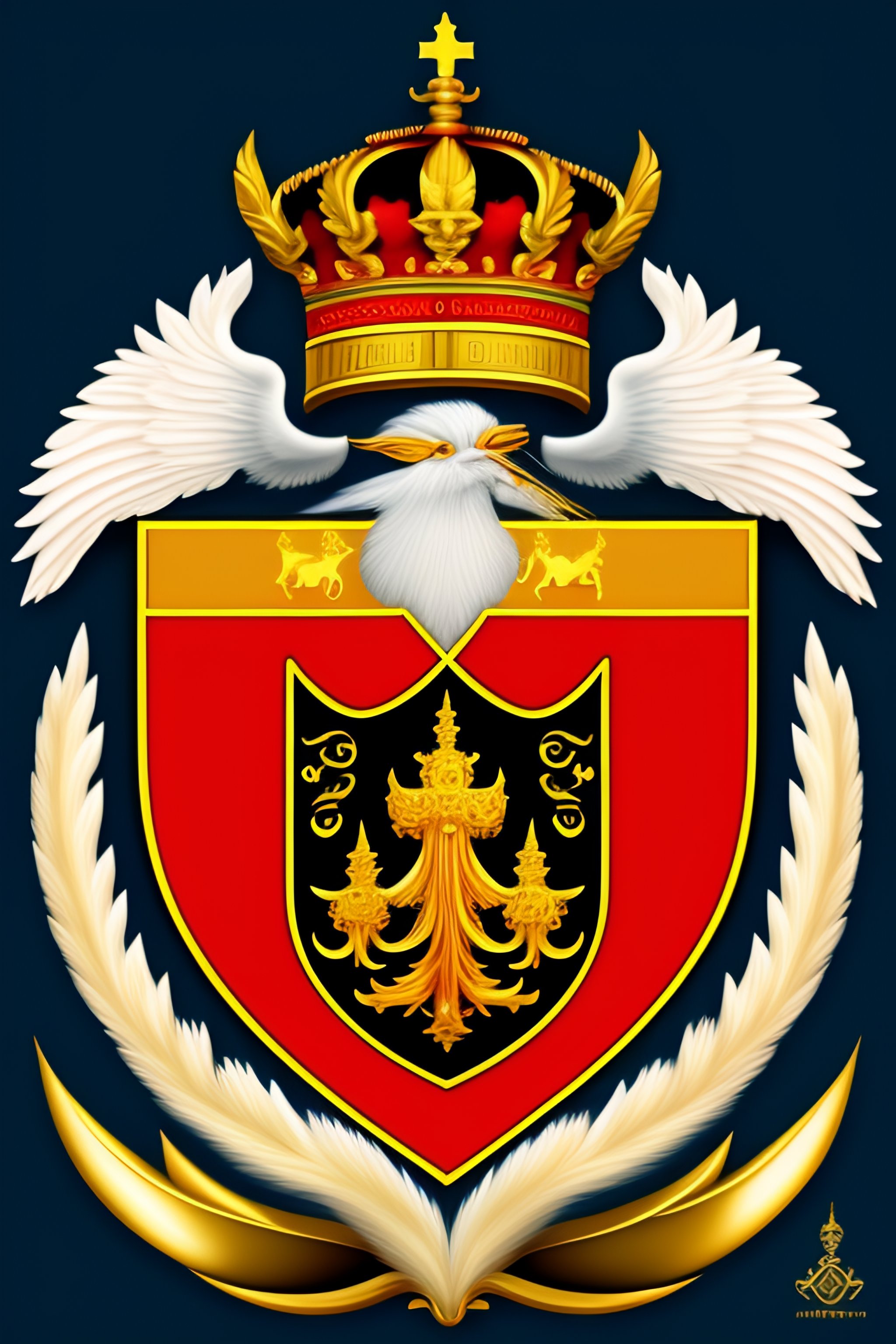 Lexica - Coat of arms of Belgium Optimus aut nihil