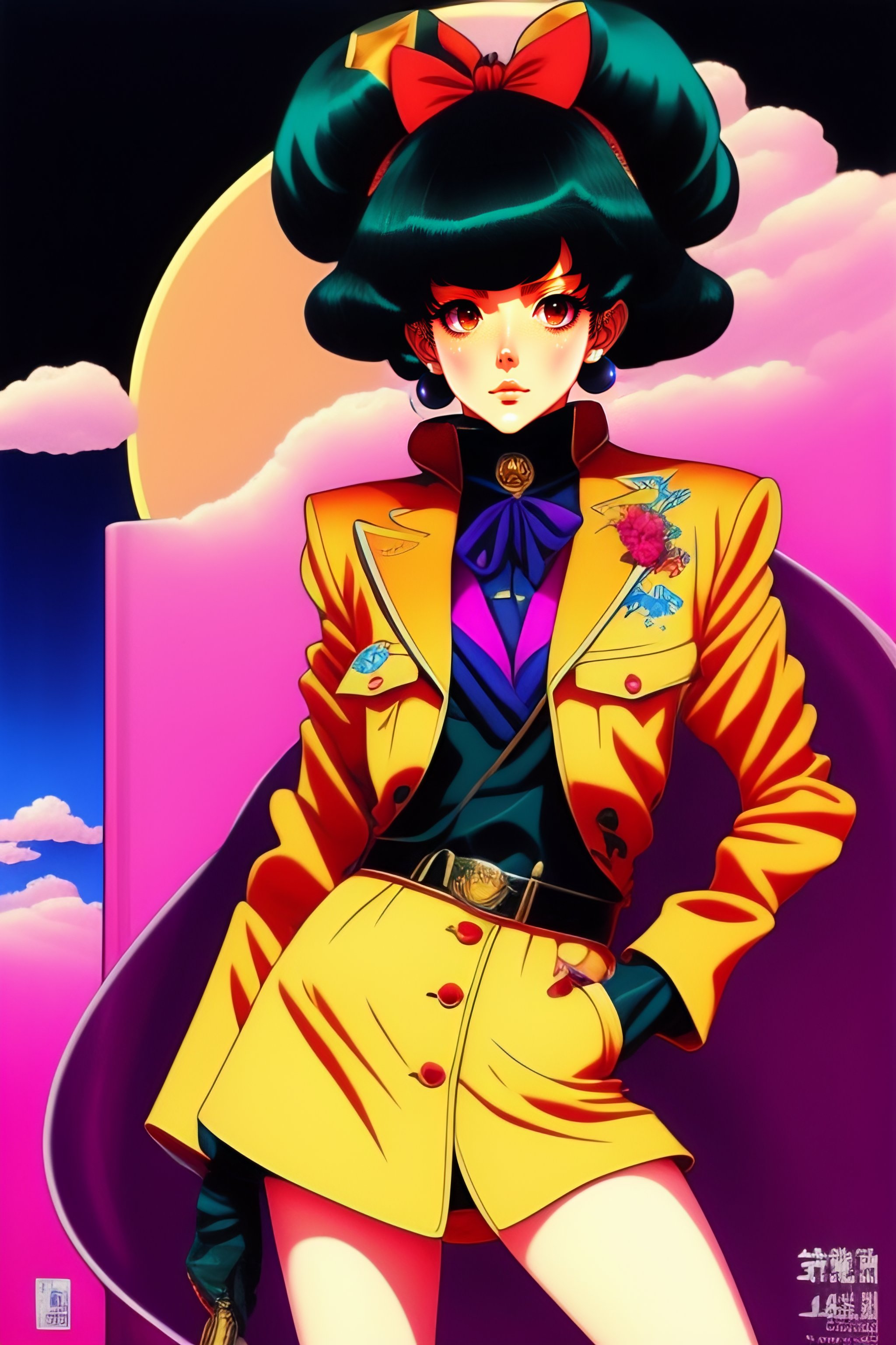 Lexica - Stylish haute couture outfit in the style of 90's vintage ...