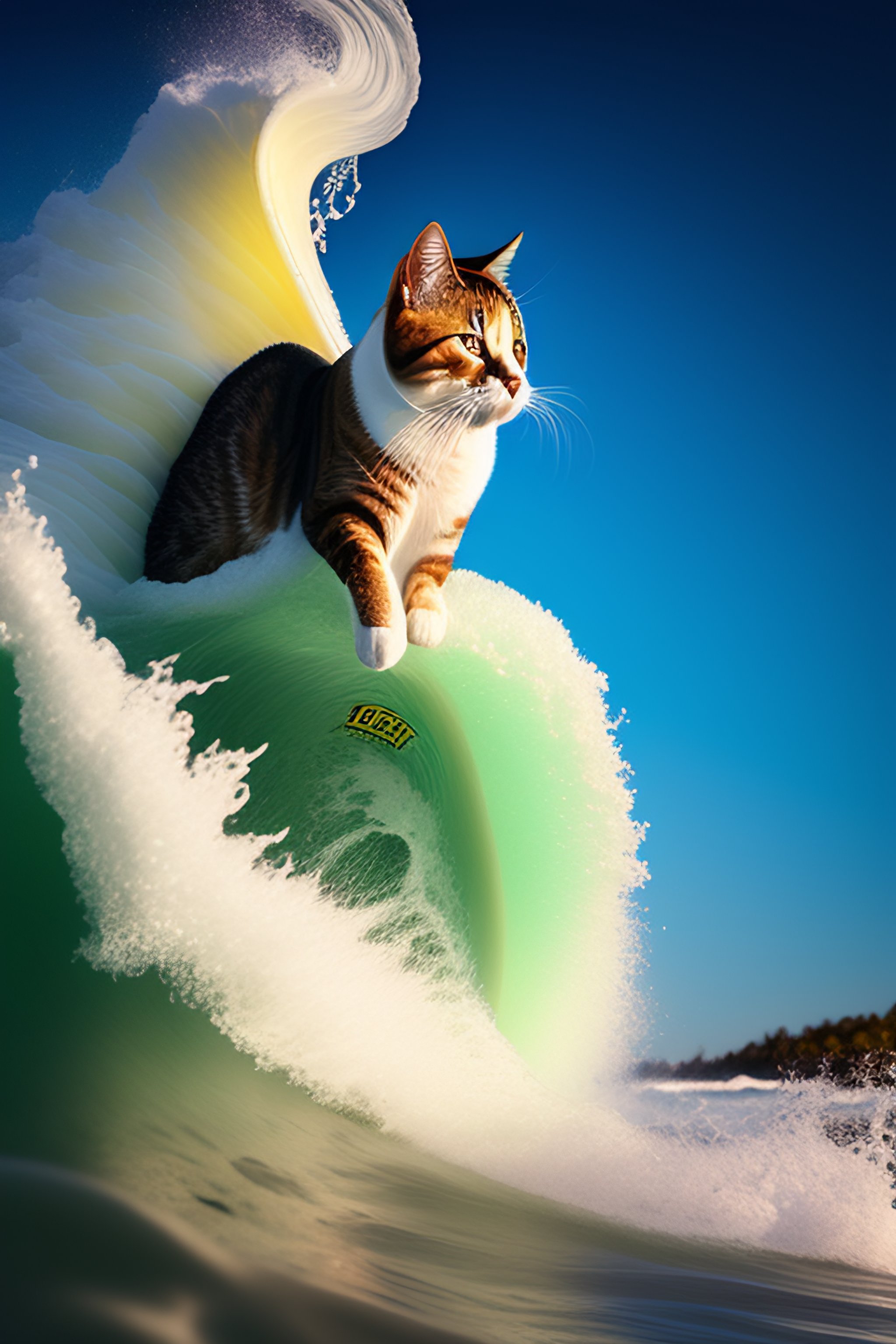 Lexica - Wonderful waves cat surfing