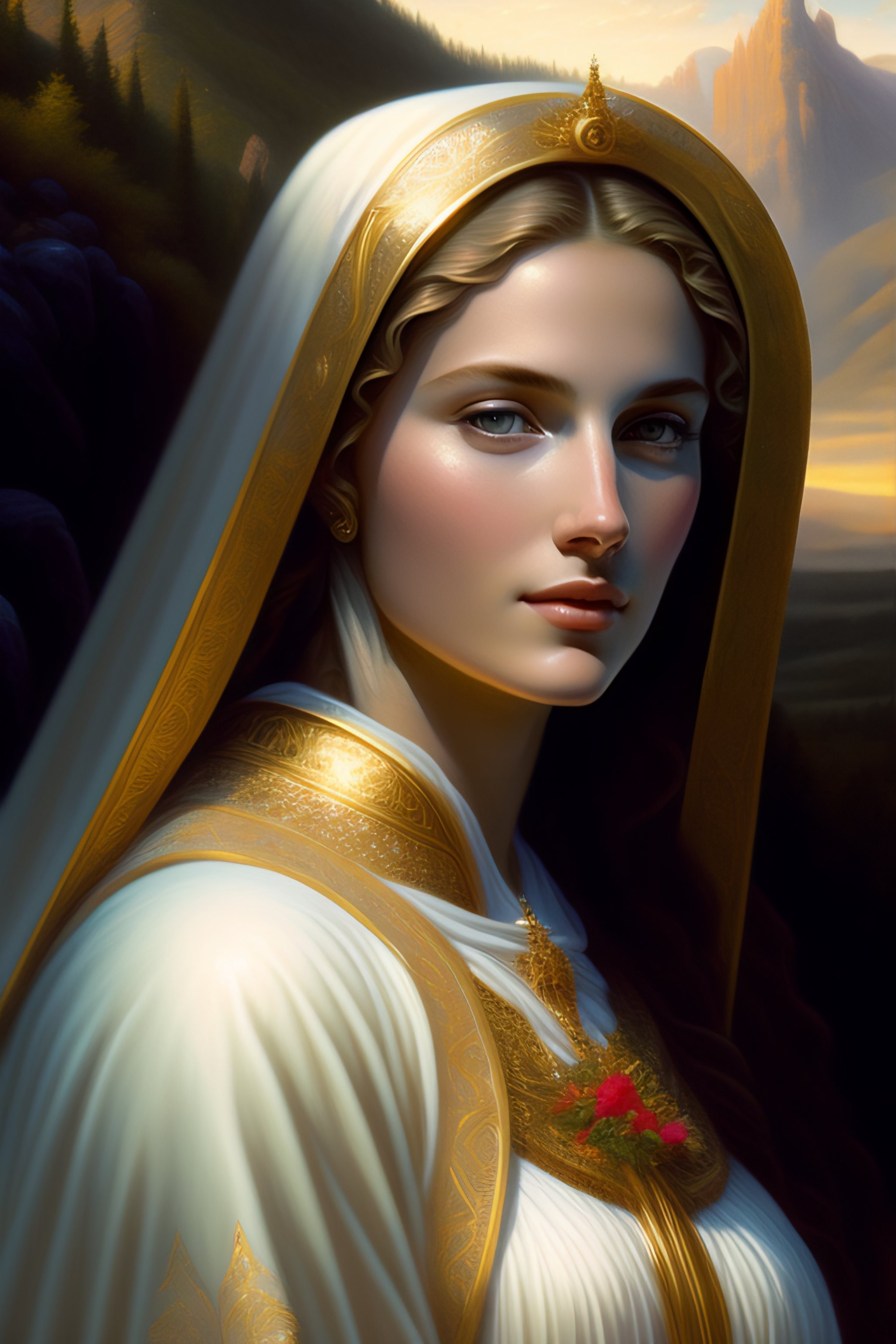 Lexica - Virgin mary of perpetual succor full body with beautiful robe ...