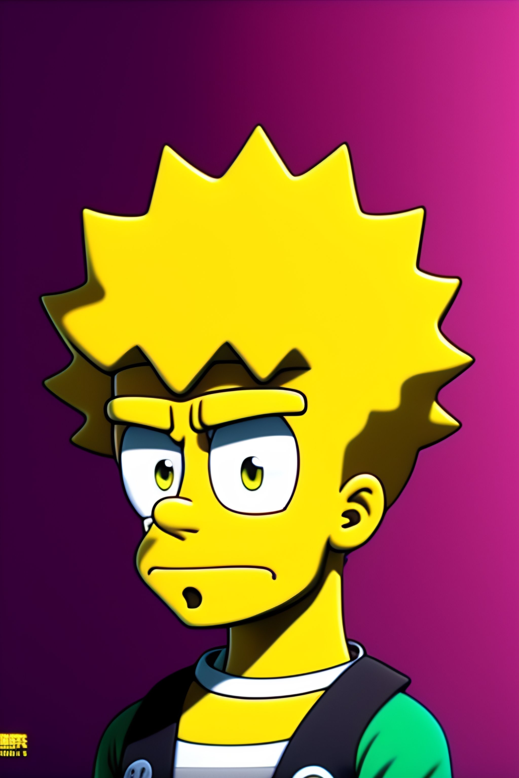 Lexica - Bart Simpson anime