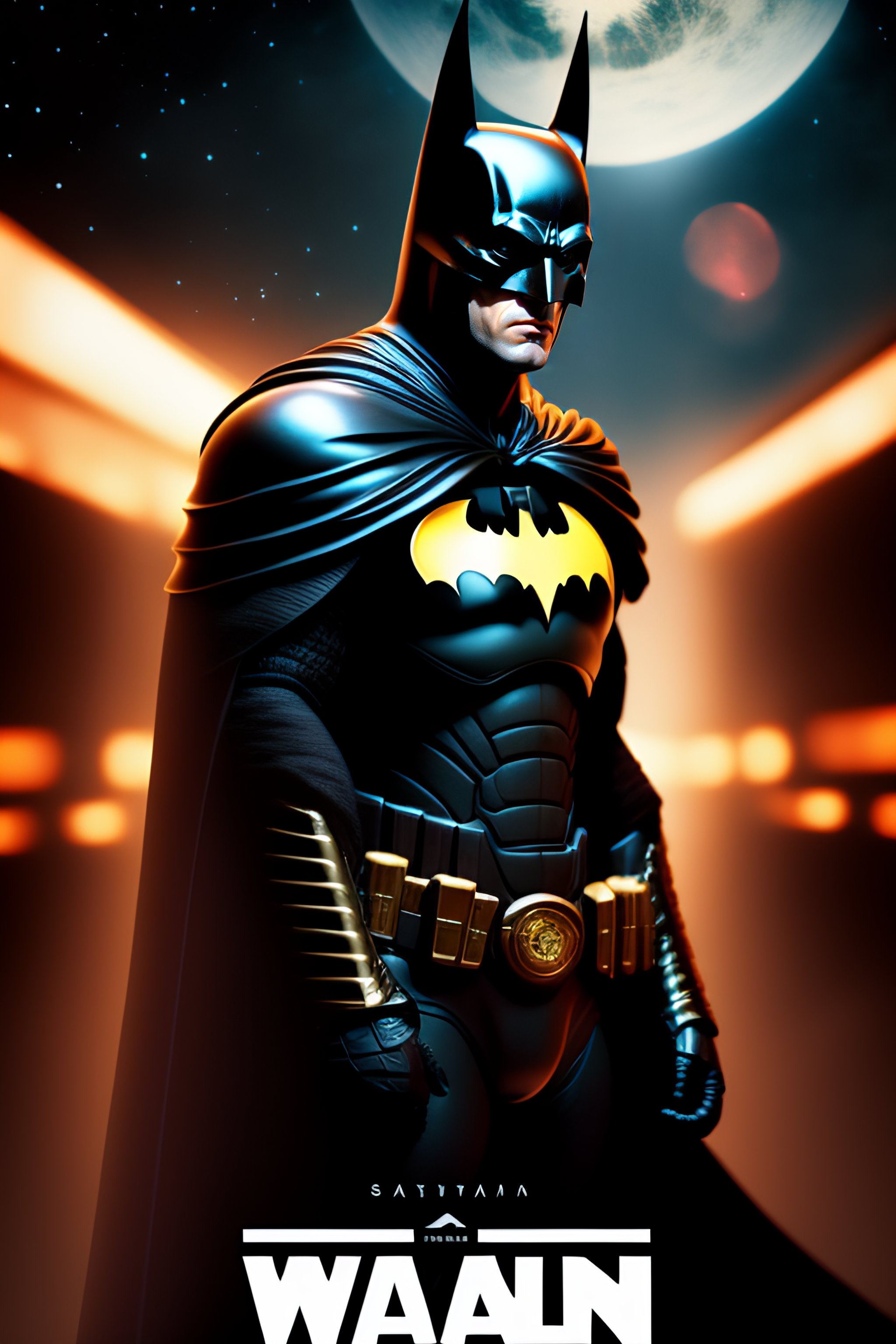 Lexica - The batman in star wars