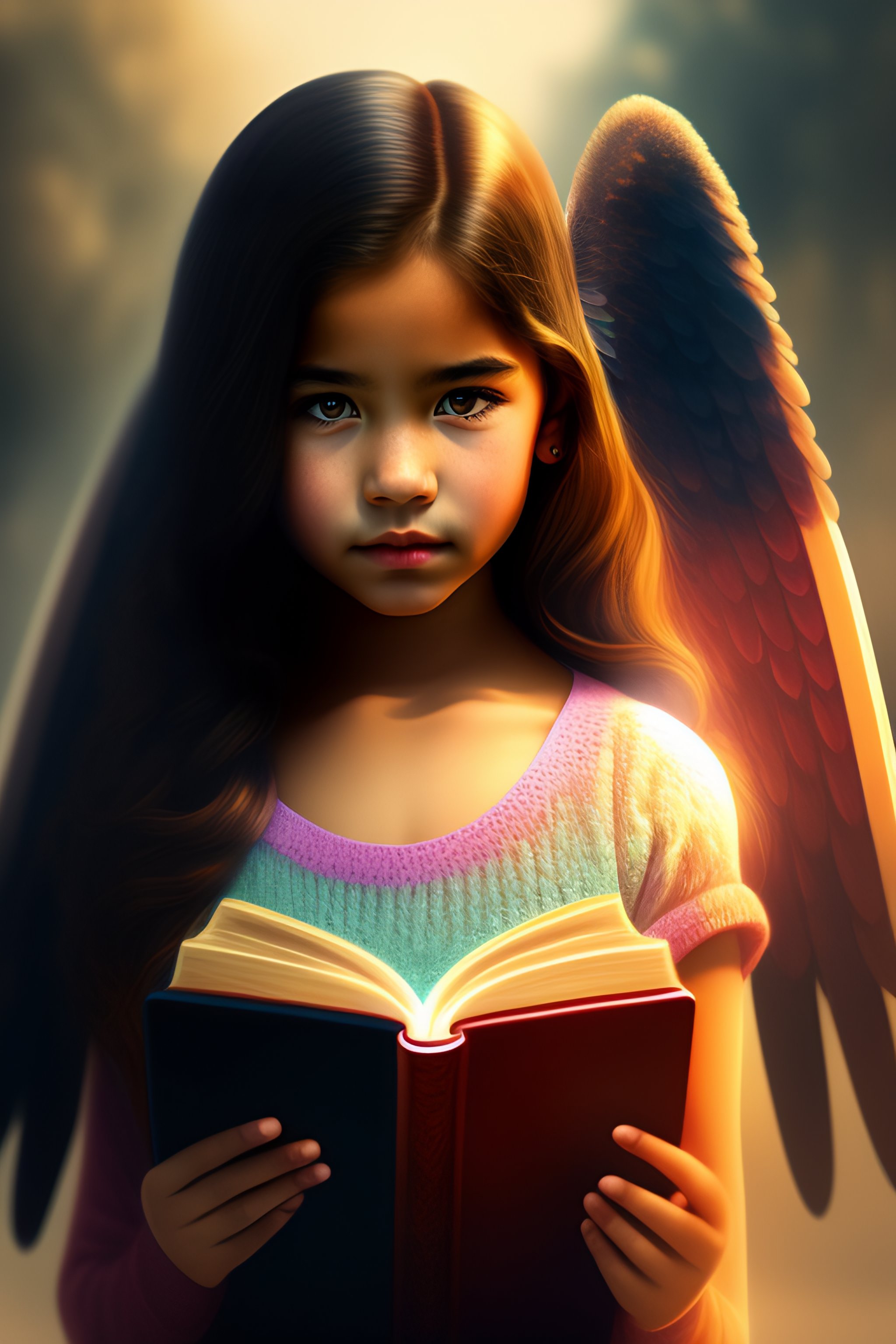 Lexica A Girl With Half The Face Of A Demon The Other Half Of The