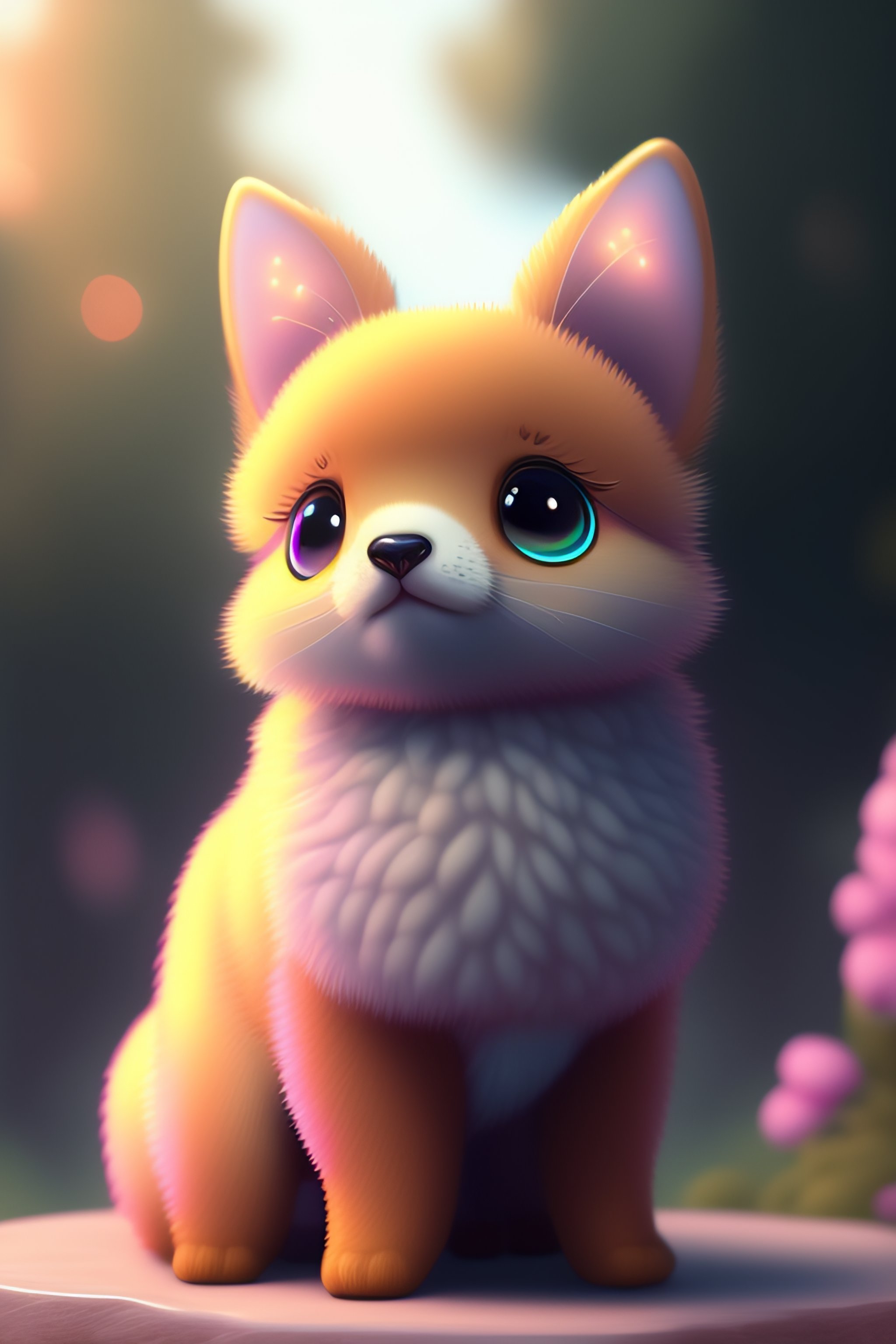 Lexica - CUTE AND ADORABLE CARTOON FLUFFY RHEA, FANTASY, DREAMLIKE ...