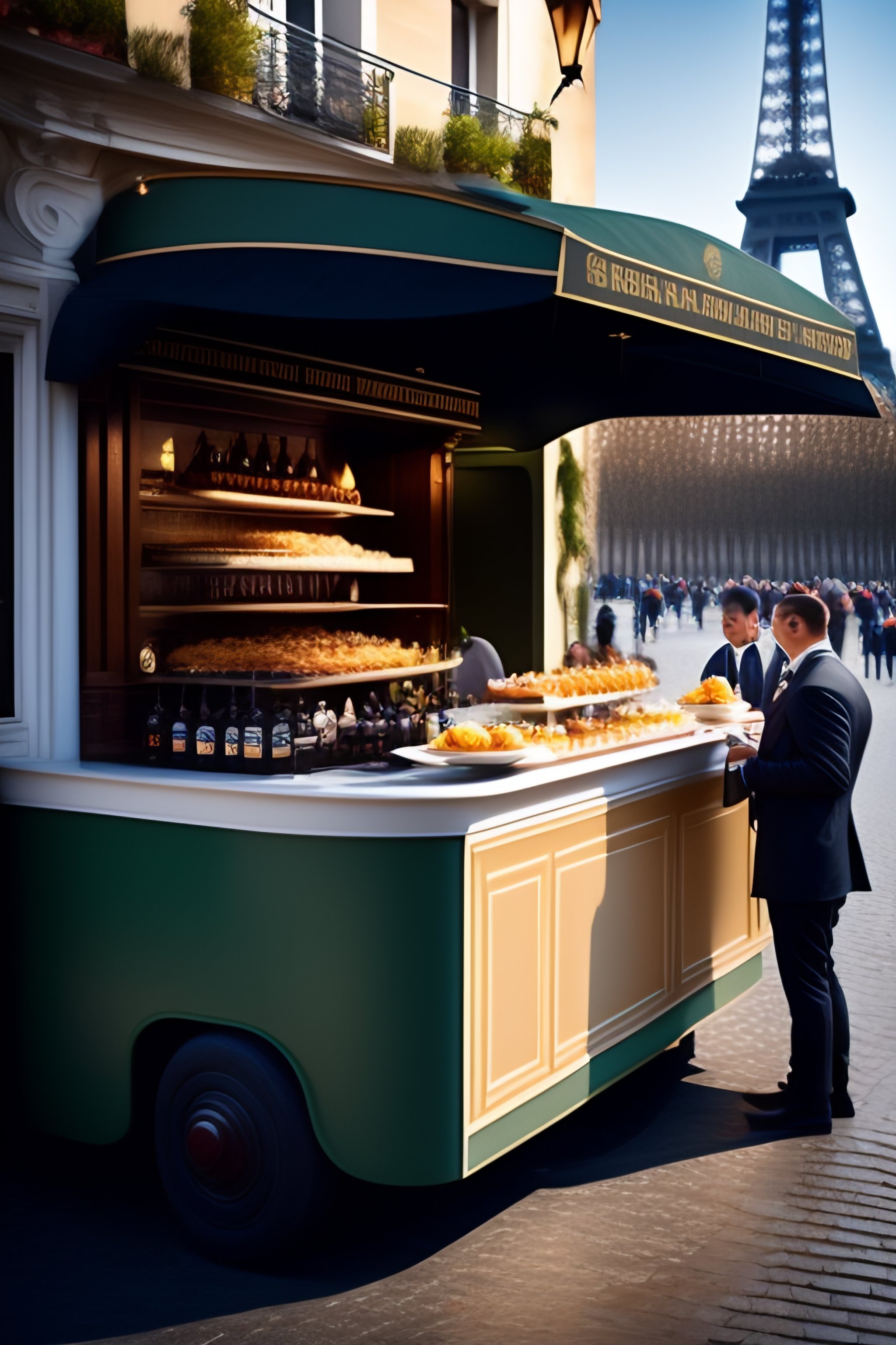 Lexica - Tasting restaurant stand in paris